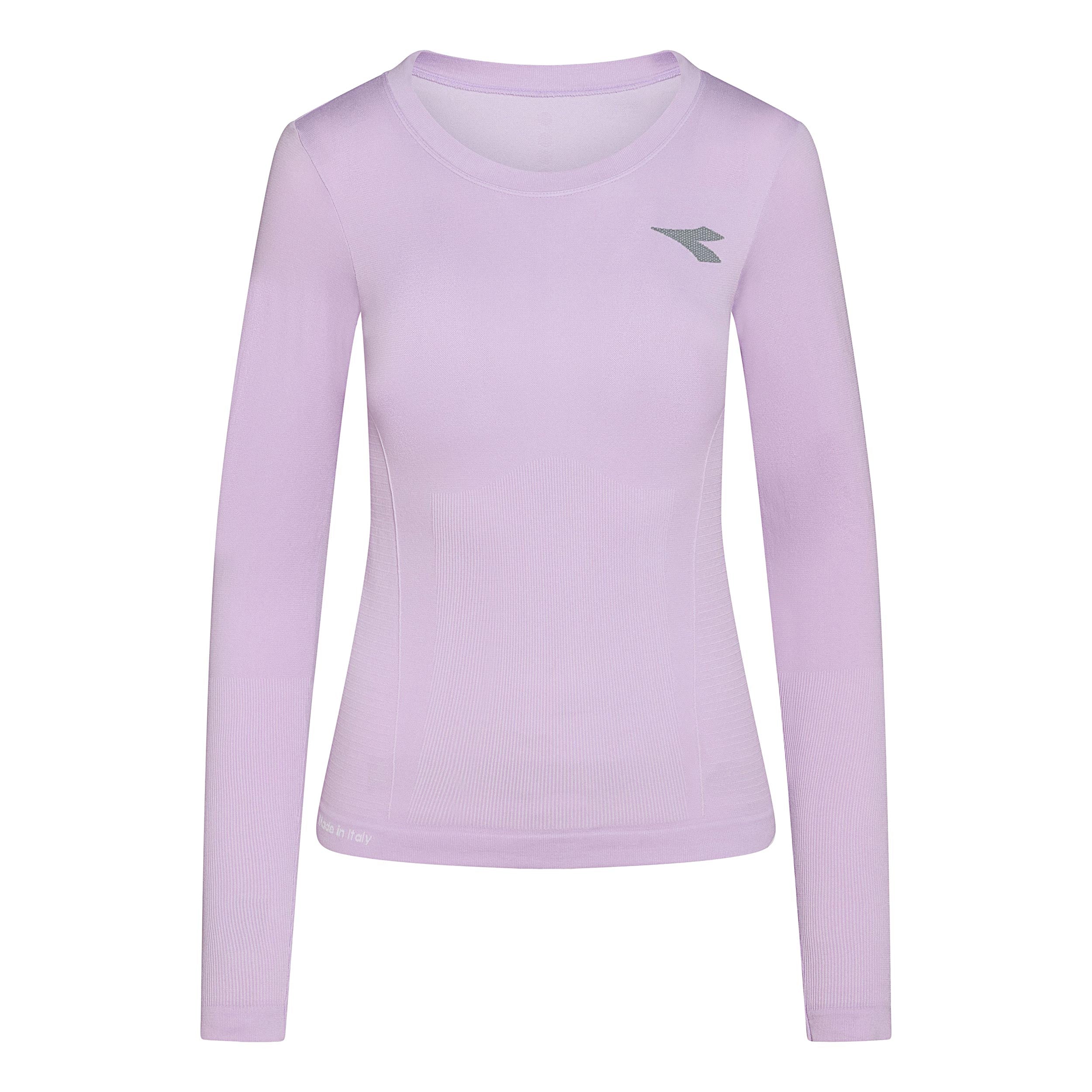 Diadora Stratouno Haut manches longues Femmes - lilas