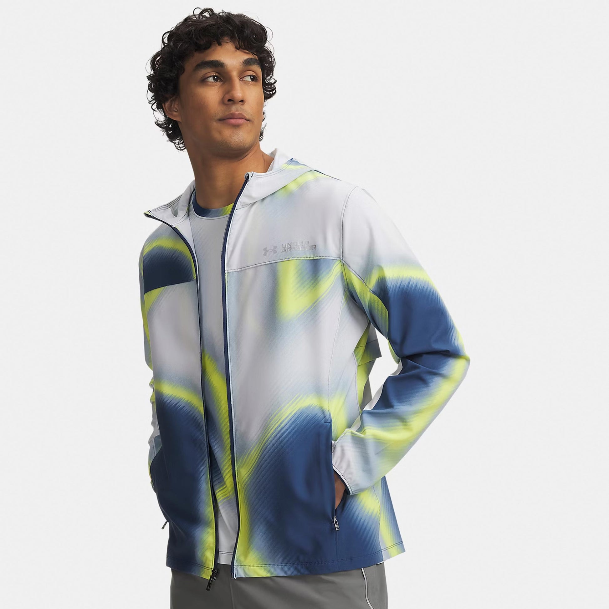 Under Armour Velociti Storm  Hardloopjas Heren - blauw, veelkleurig