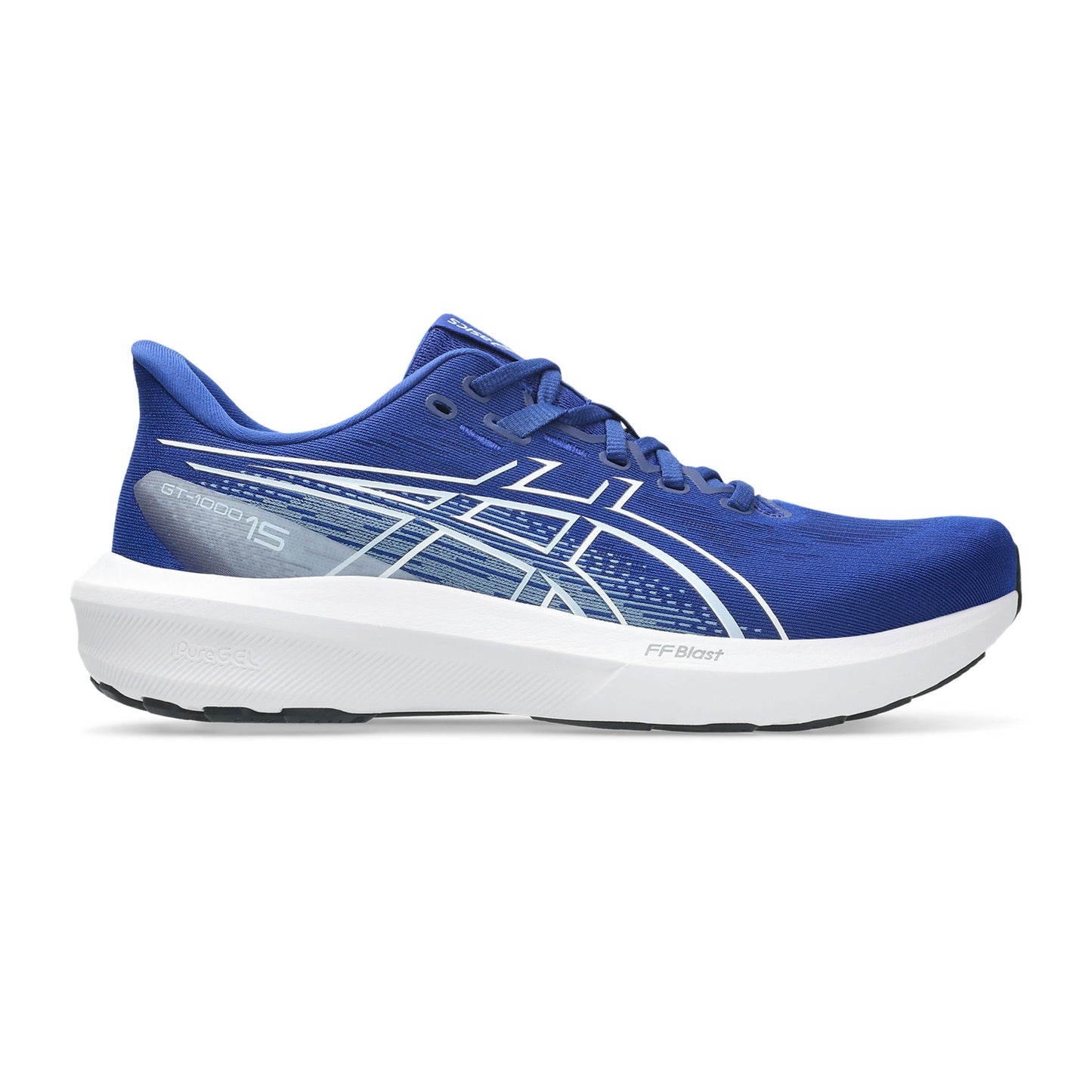 ASICS GT-1000 15 Chaussure de running avec stabilisateurs Hommes - bleu, blanc