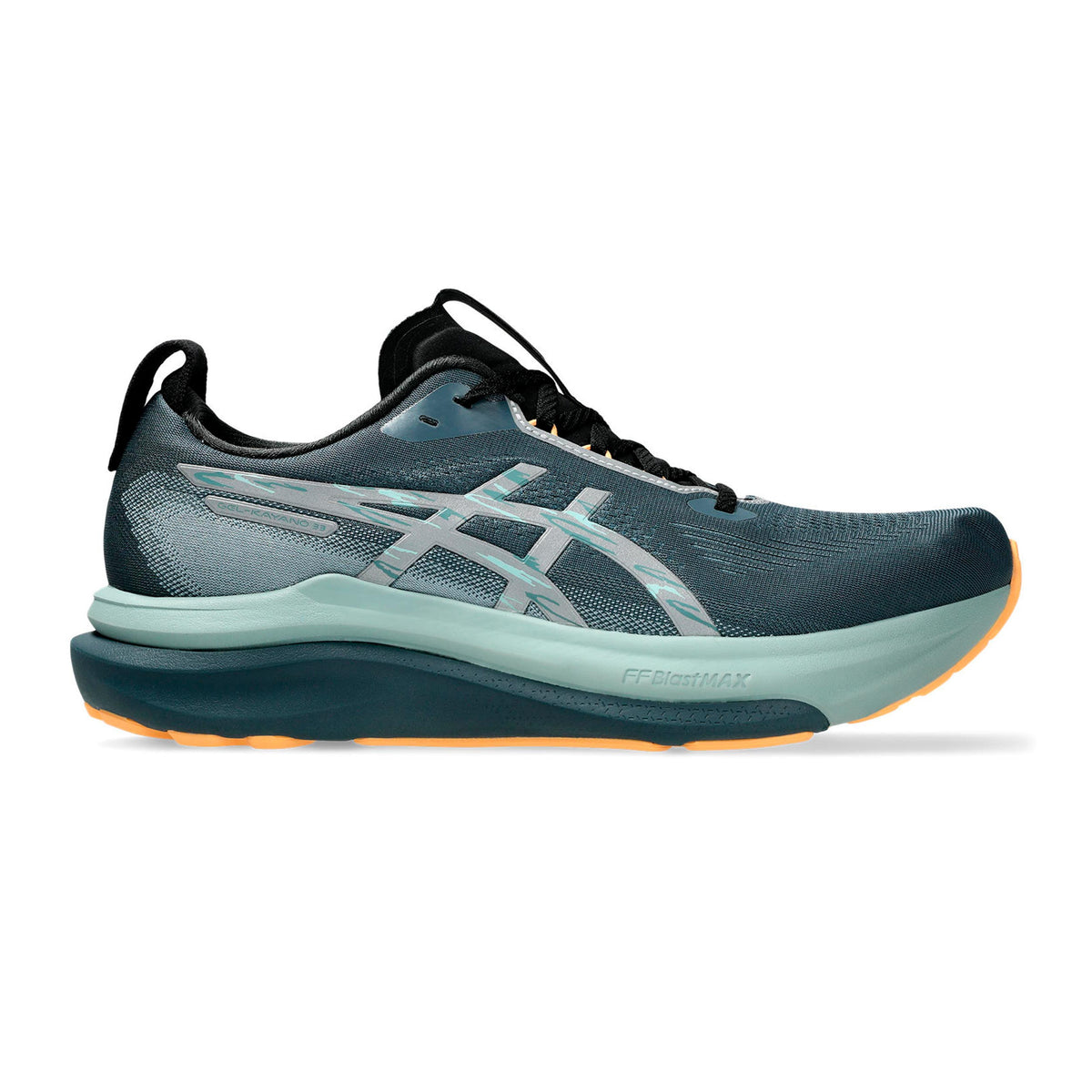 ASICS GEL-KAYANO 33 LITE-SHOW Stabiliteitsschoen Heren - turkoois, oranje
