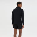 Edmond 1/4 Zip Longsleeve Heren - zwart