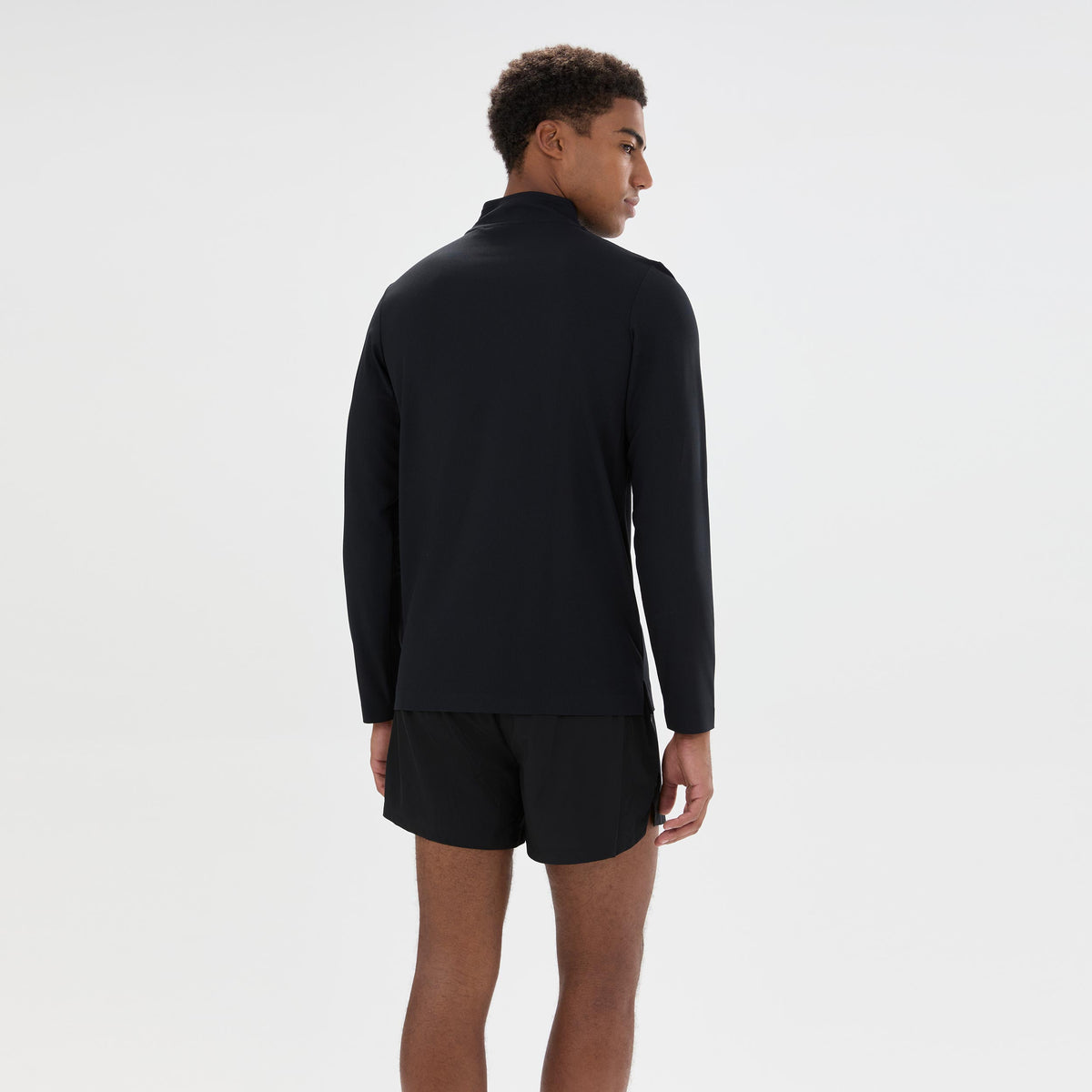 Ellesse Edmond 1/4 Zip Longsleeve Heren - zwart