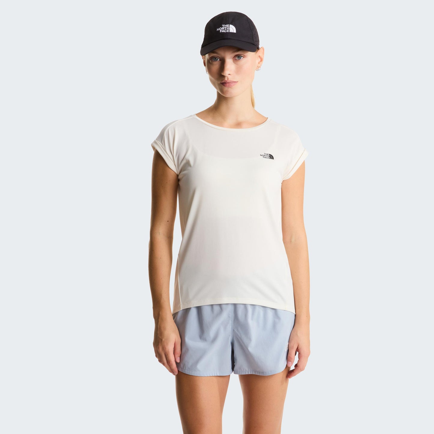 The North Face Tanken Hardloopshirt Dames - crème