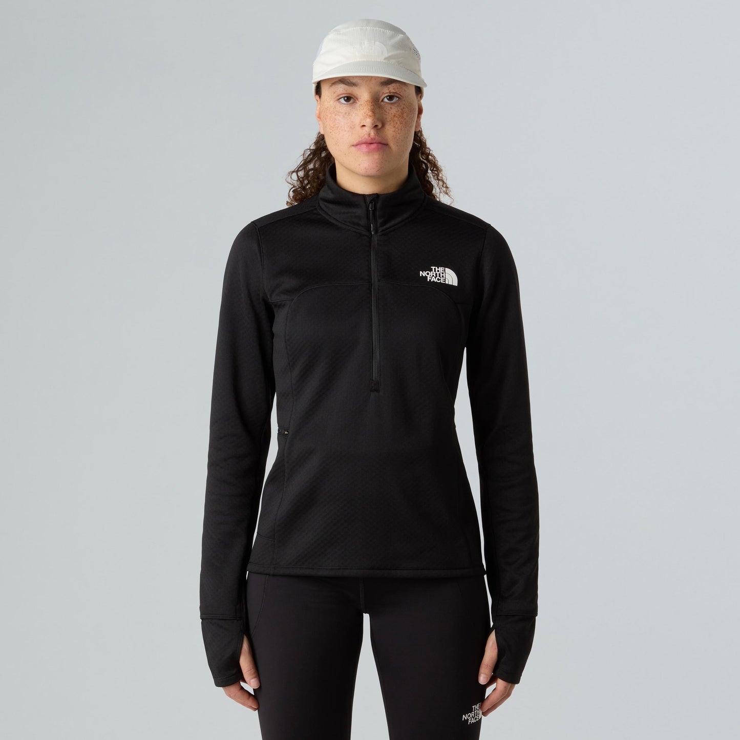 The North Face Winter Warm Pro 1/4 Zip Hardloopshirt Dames - zwart