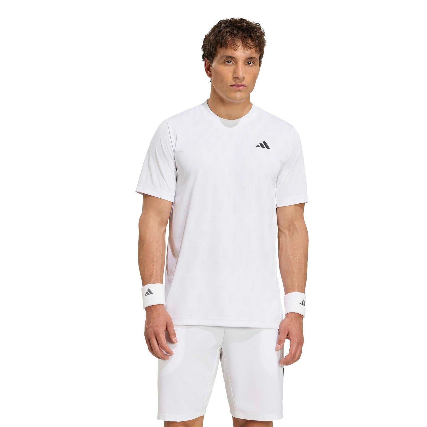 adidas Club Graphic T-shirt Hommes - blanc, gris clair