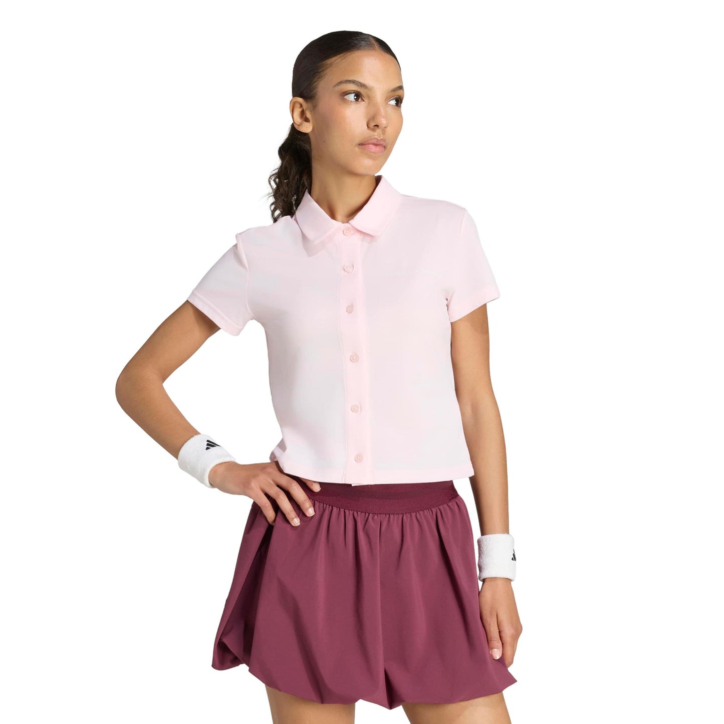 adidas Polo Dames - pastelroze