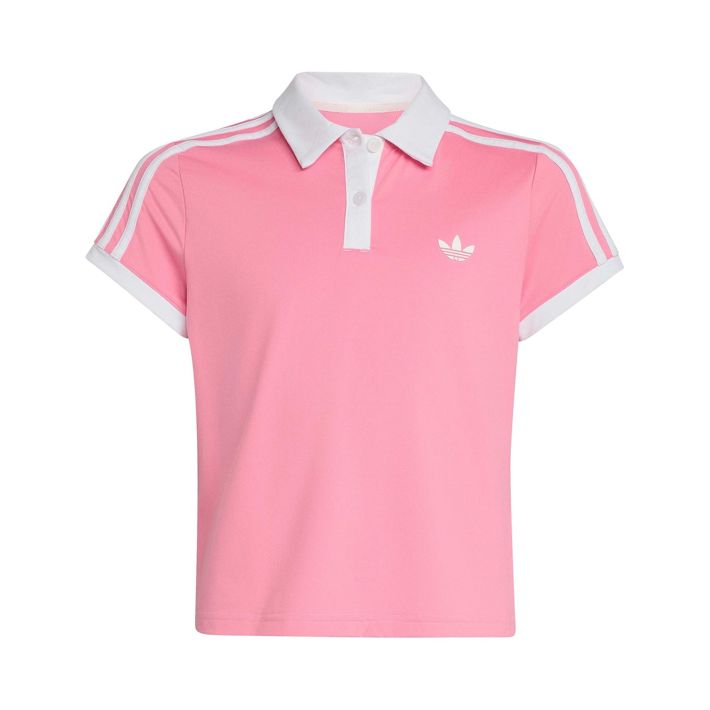 adidas Classics Polo Kinderen - pastelroze, wit