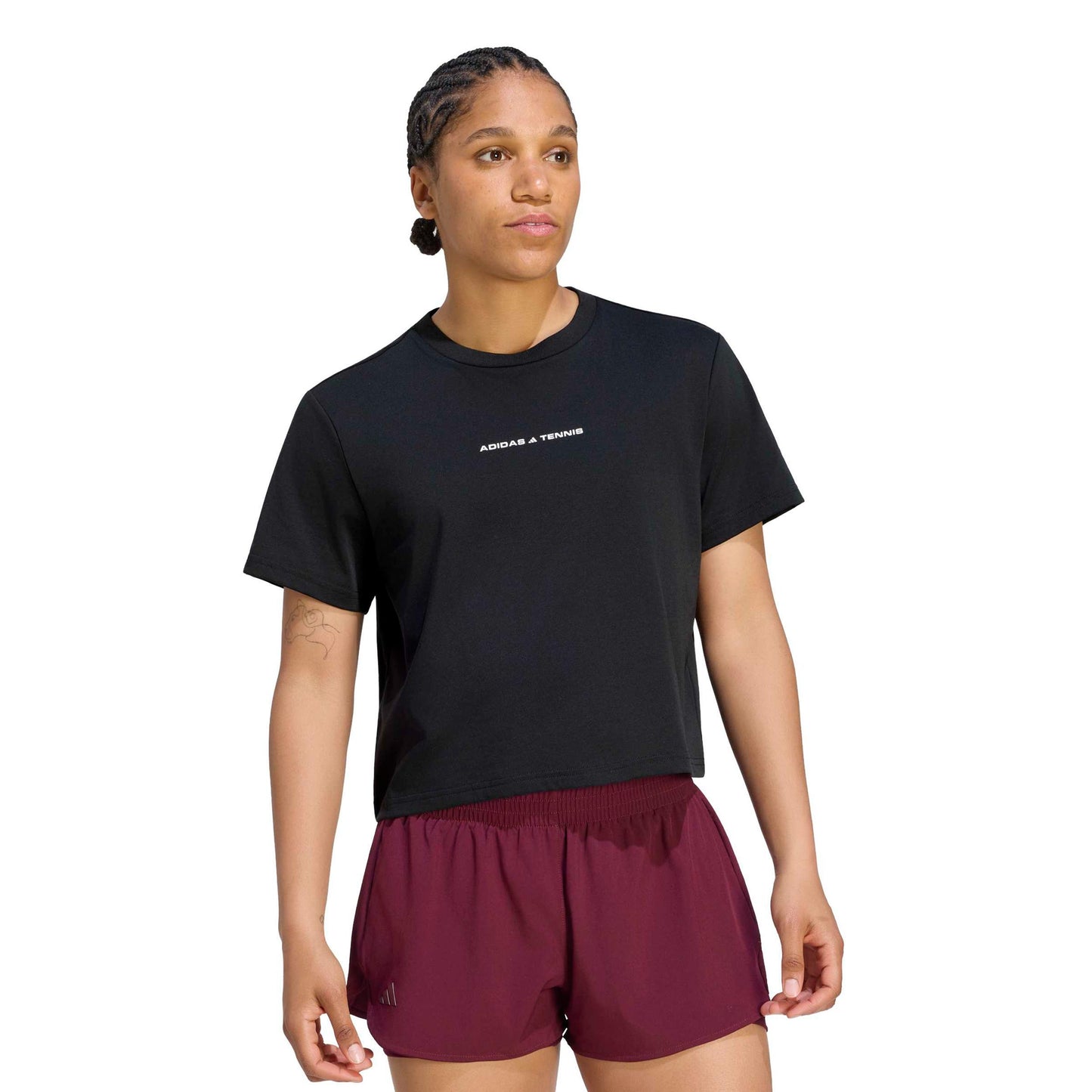 adidas Graphic T-shirt Dames - zwart, wit
