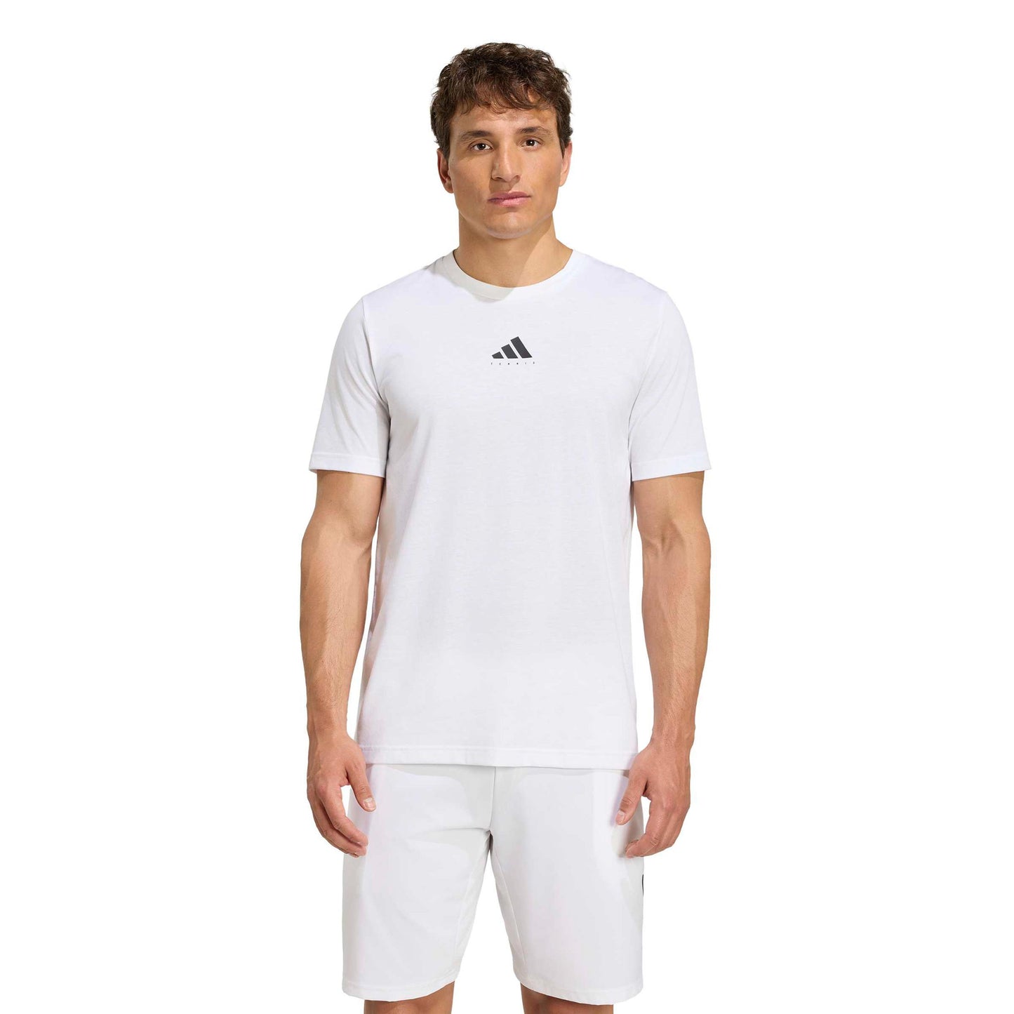 adidas T-shirt Heren - wit, veelkleurig