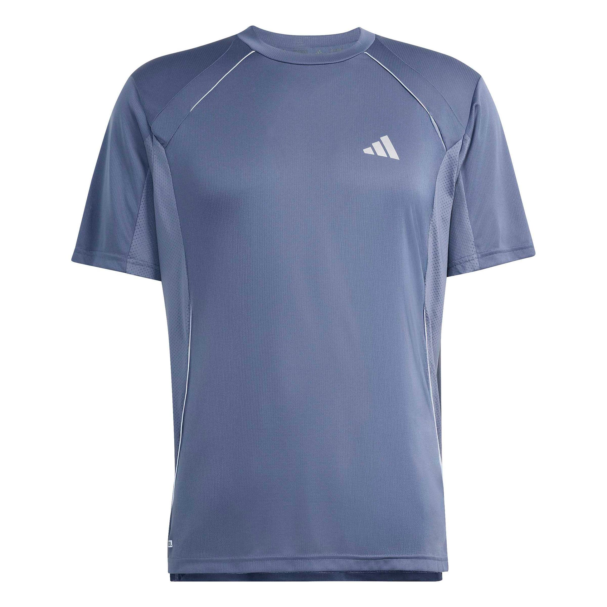 adidas Tech T-shirt Hommes - bleu gris