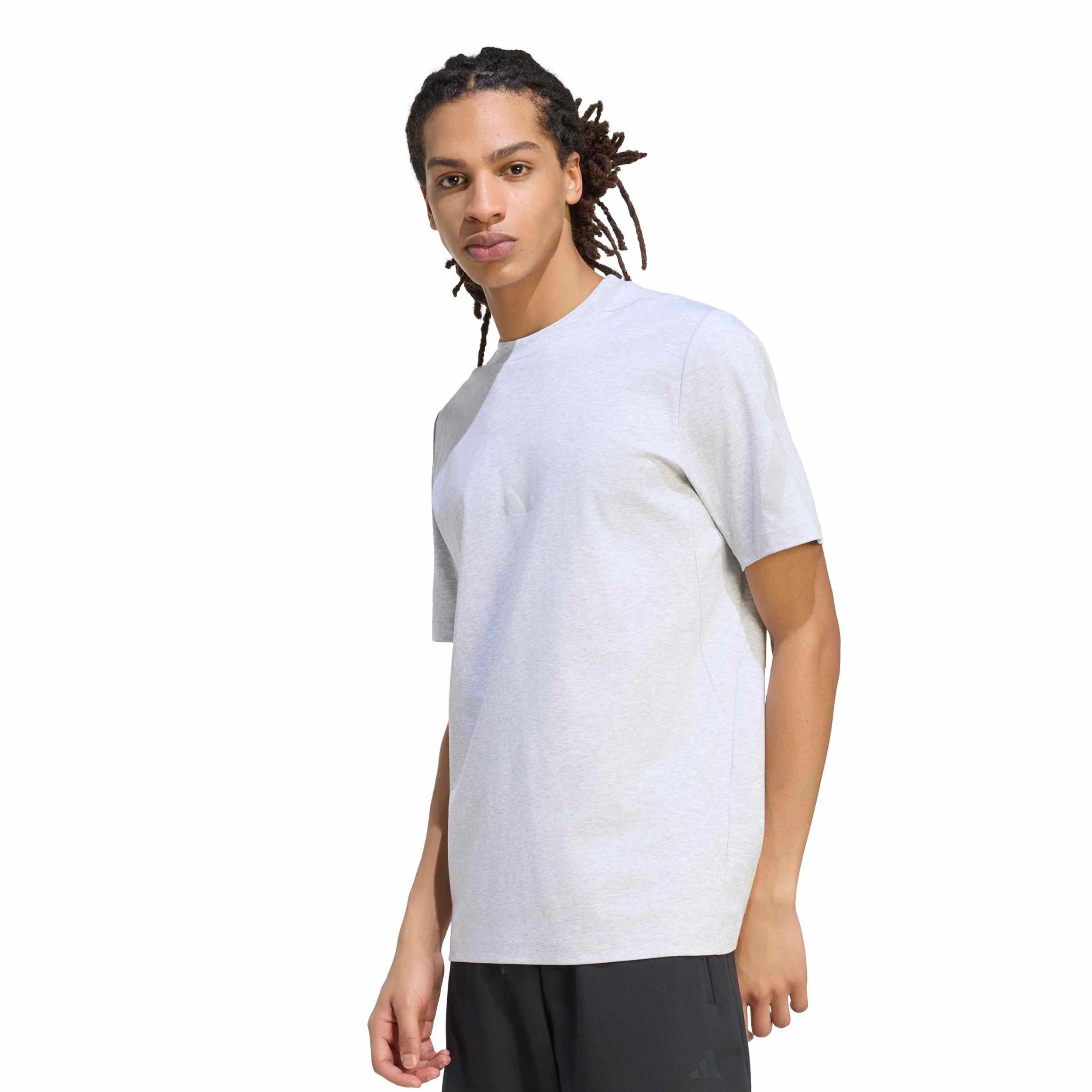 adidas Z.N.E. T-shirt Heren - lichtgrijs