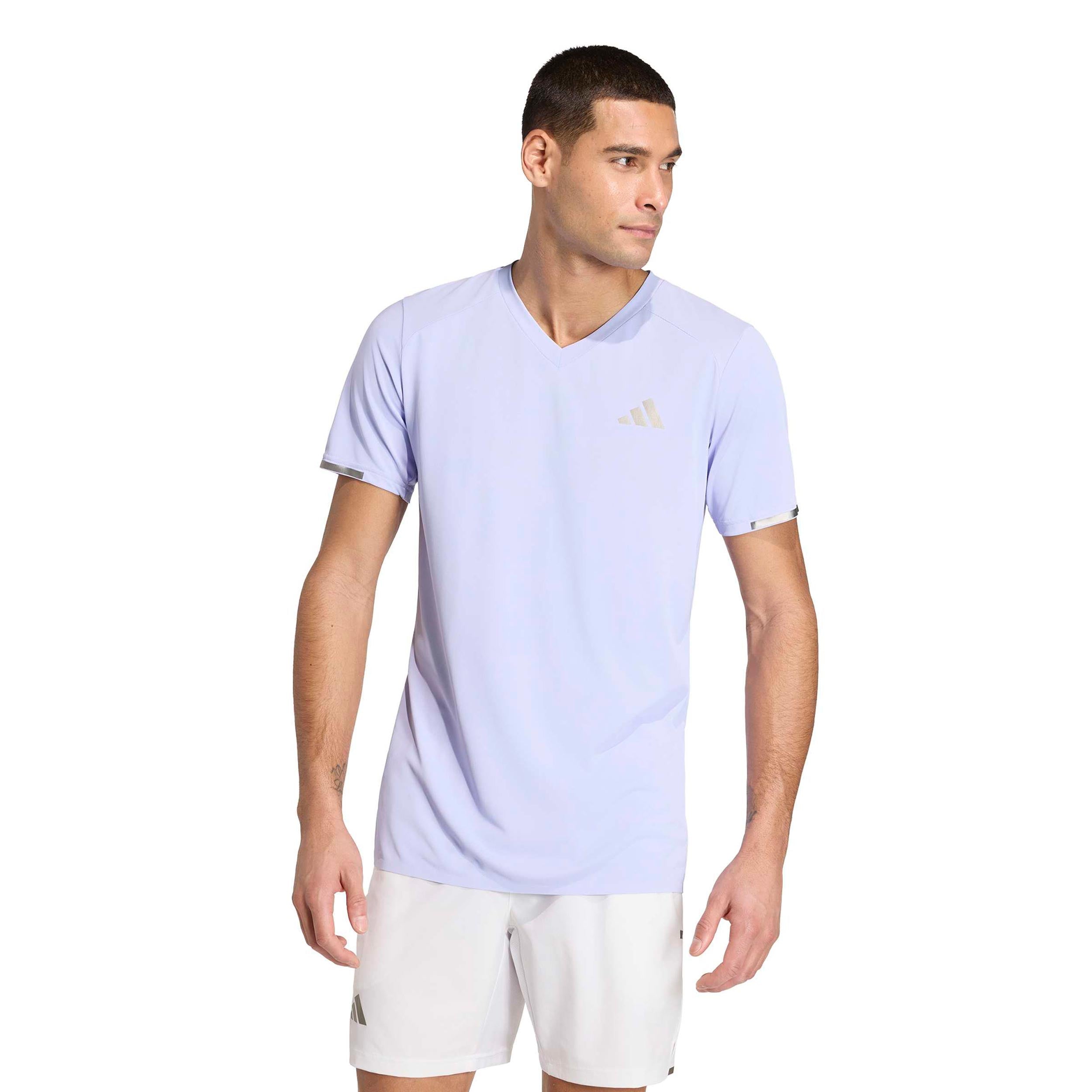 adidas Freelift Pro T-shirt Hommes - lilas, argent