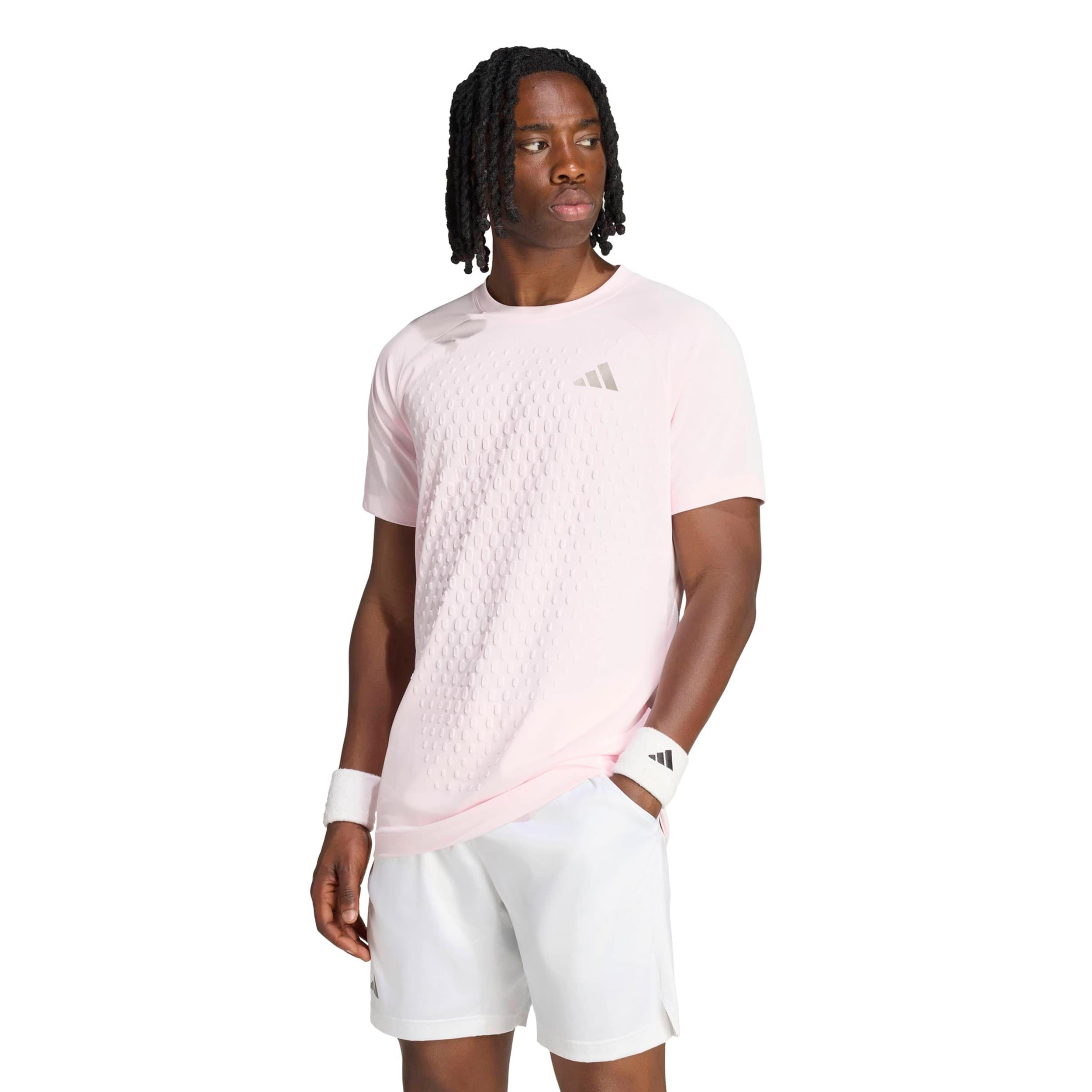 adidas 3D Freelift Pro T-shirt Heren - pastelroze