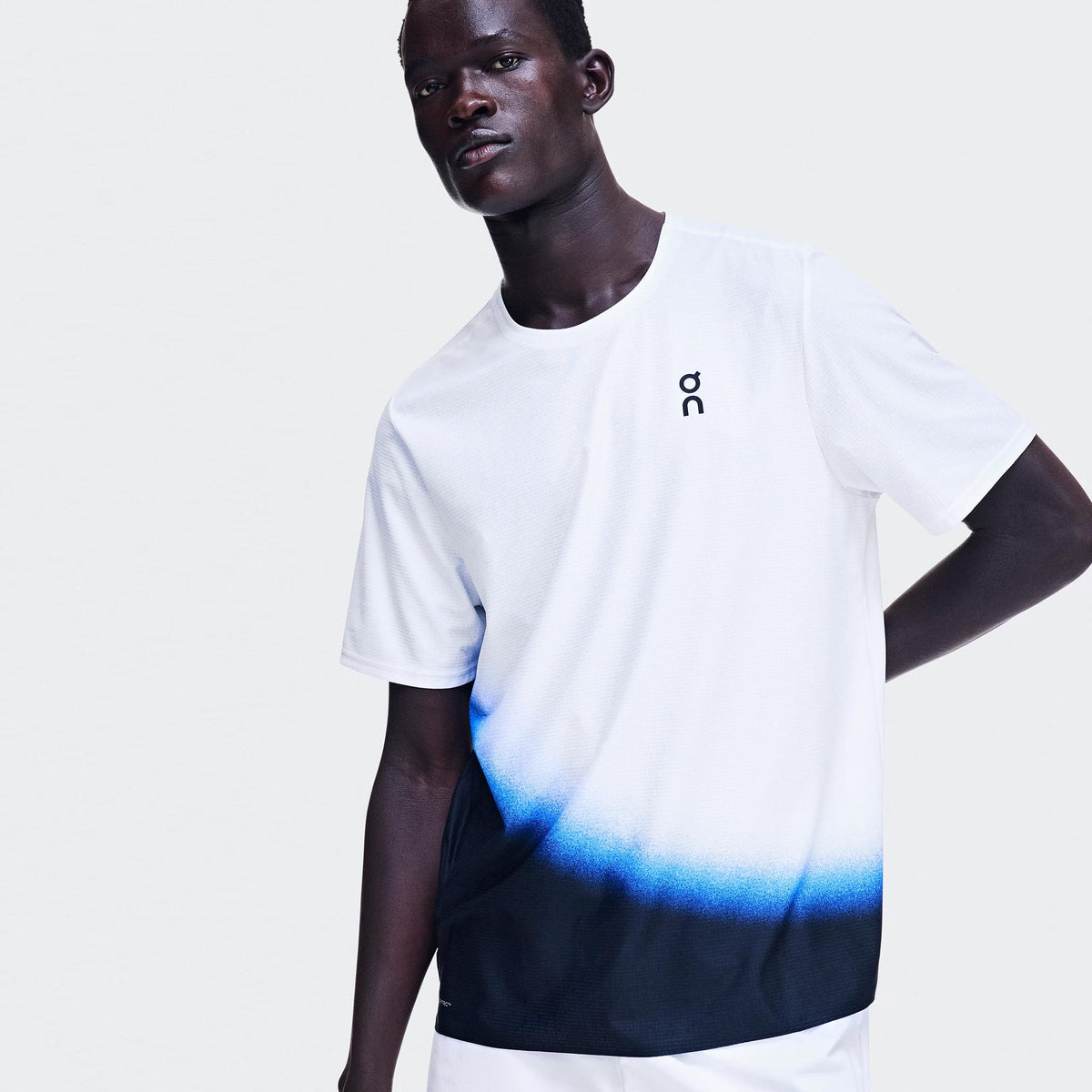On Court- Swing T-shirt Heren - wit, zwart