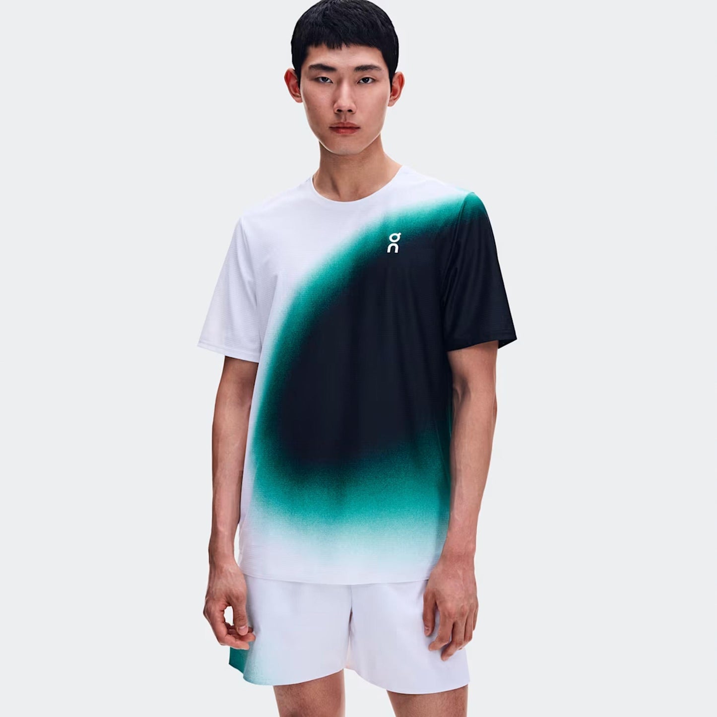 On Court- Swing T-shirt Heren - wit, groen