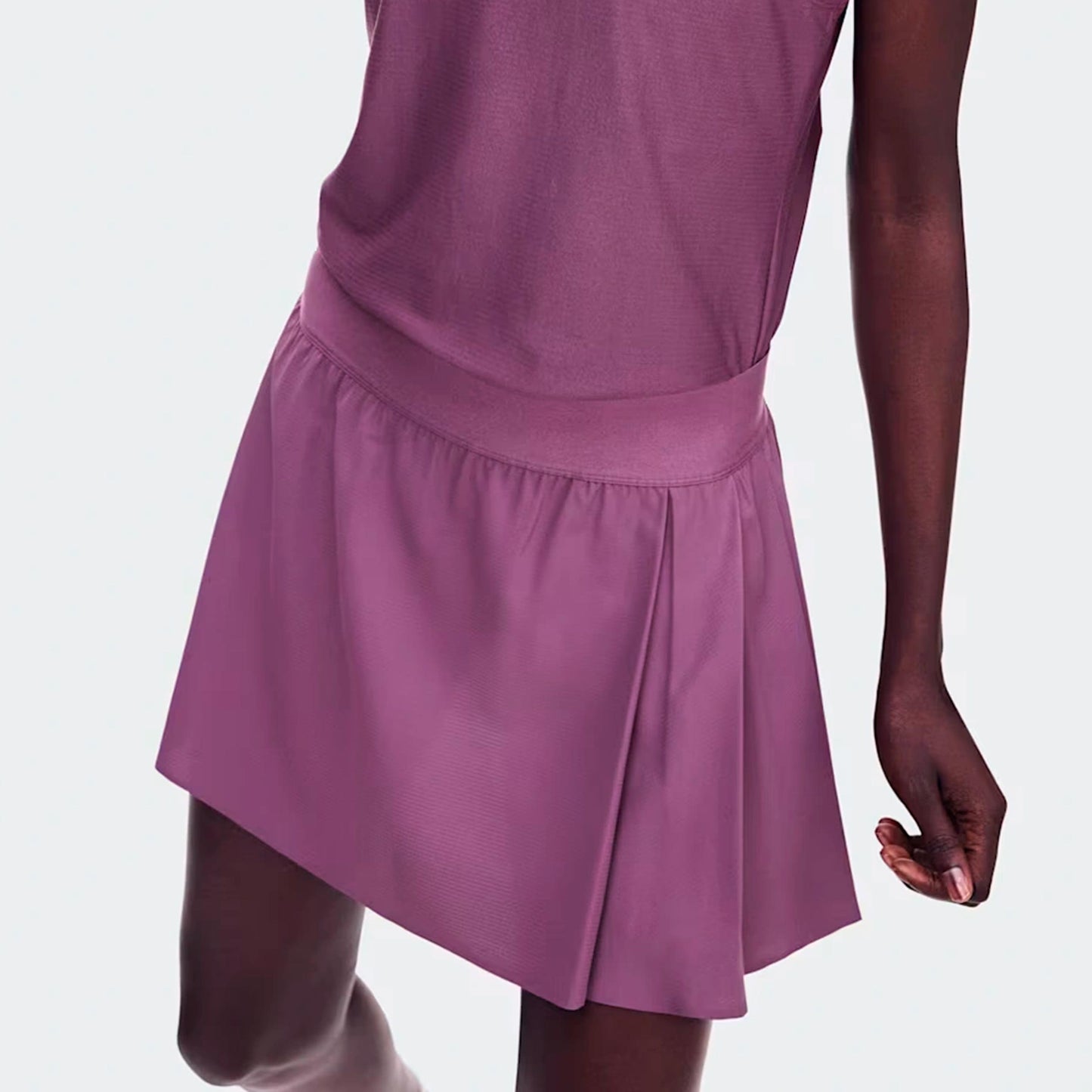 On Court Pleated Rok Dames - bes