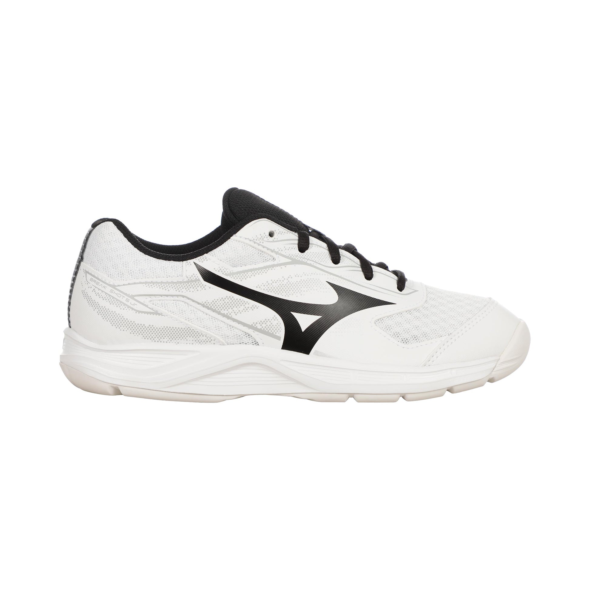 Mizuno Break Shot 5 Chaussure moquette Enfants - blanc, noir