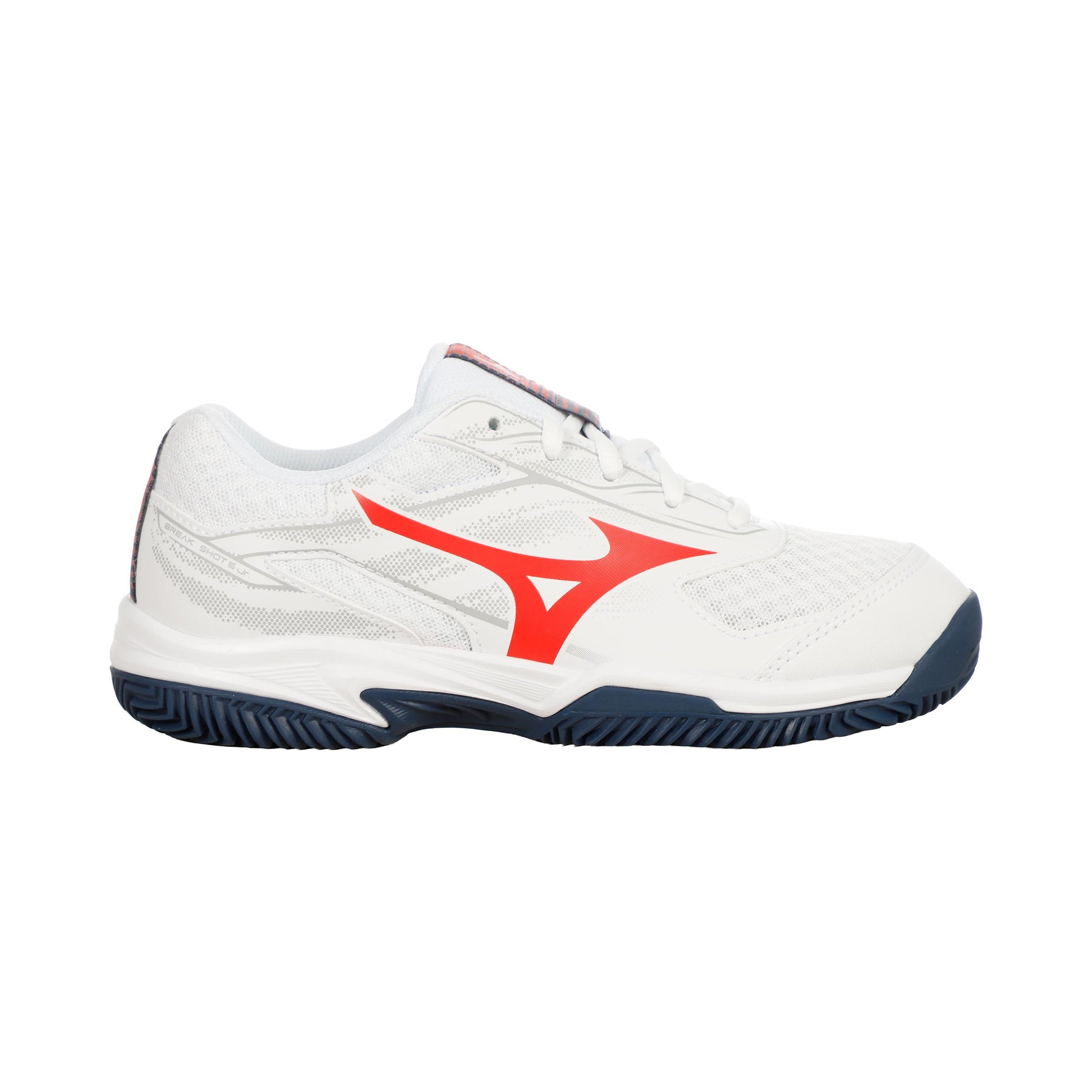 Mizuno Break Shot 5 Chaussure terre battue Enfants - blanc, orange