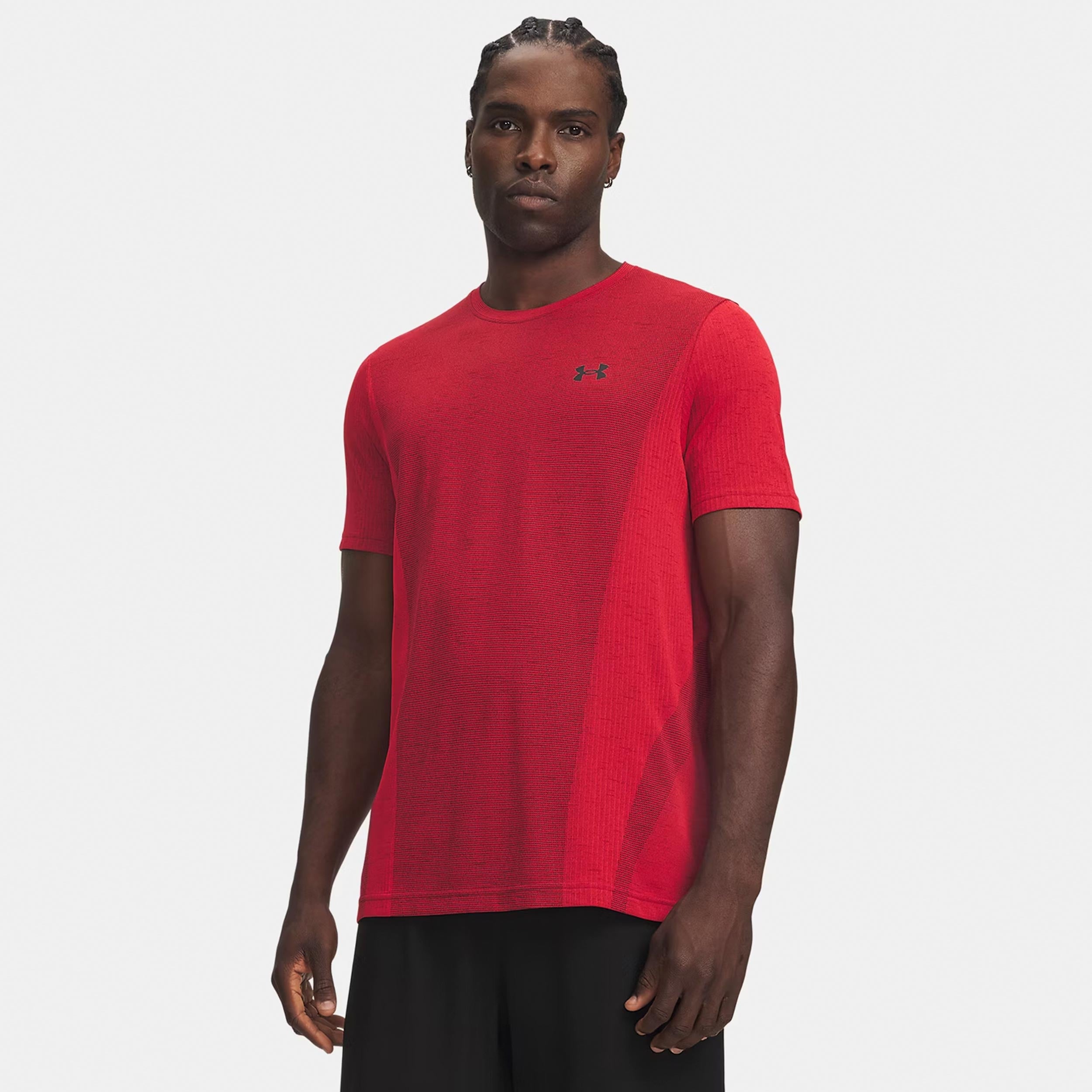 Under Armour Vanish Seamless T-shirt Heren - rood, zwart
