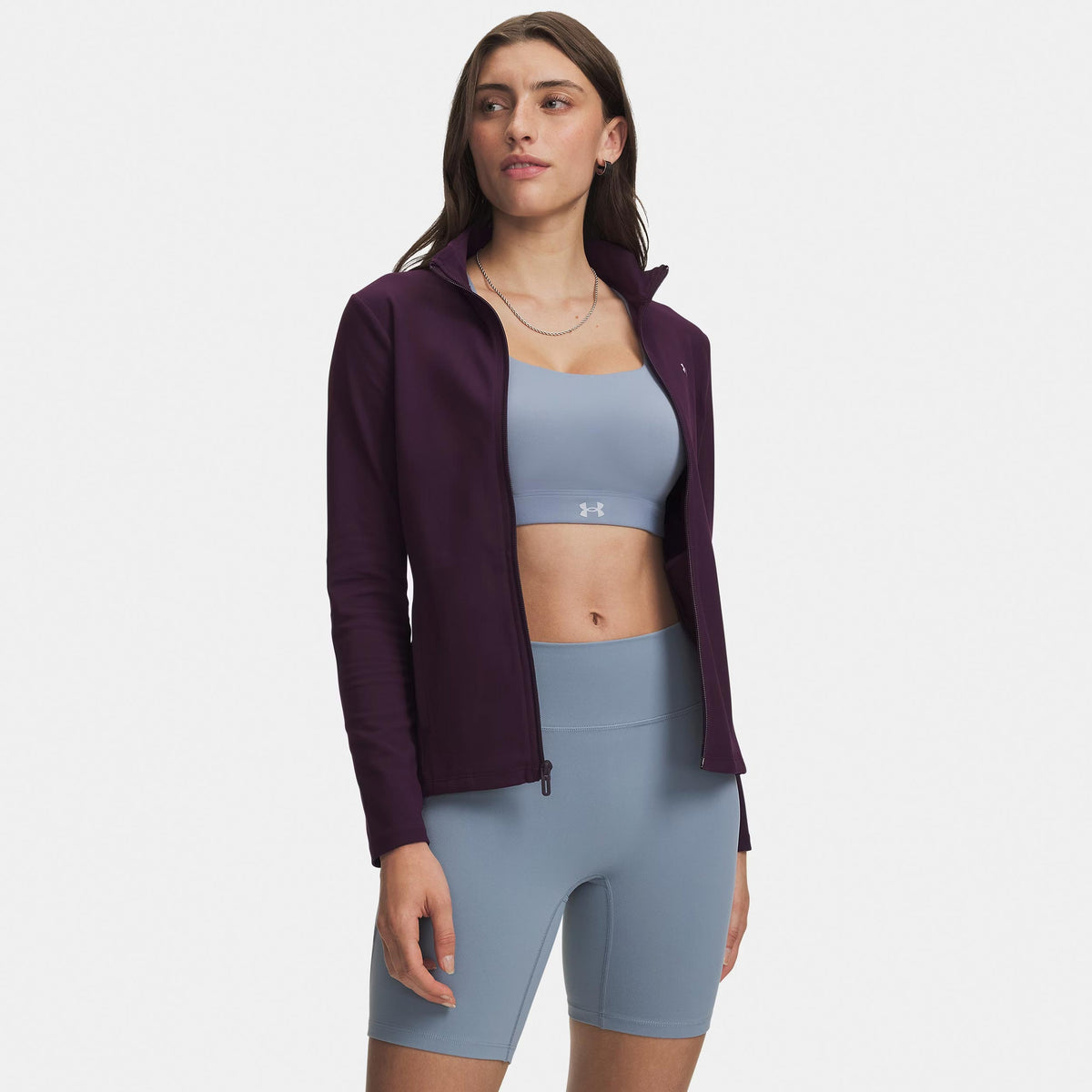 Under Armour Motion Full-Zip Gilet en coton Femmes - lilas, vieux rose