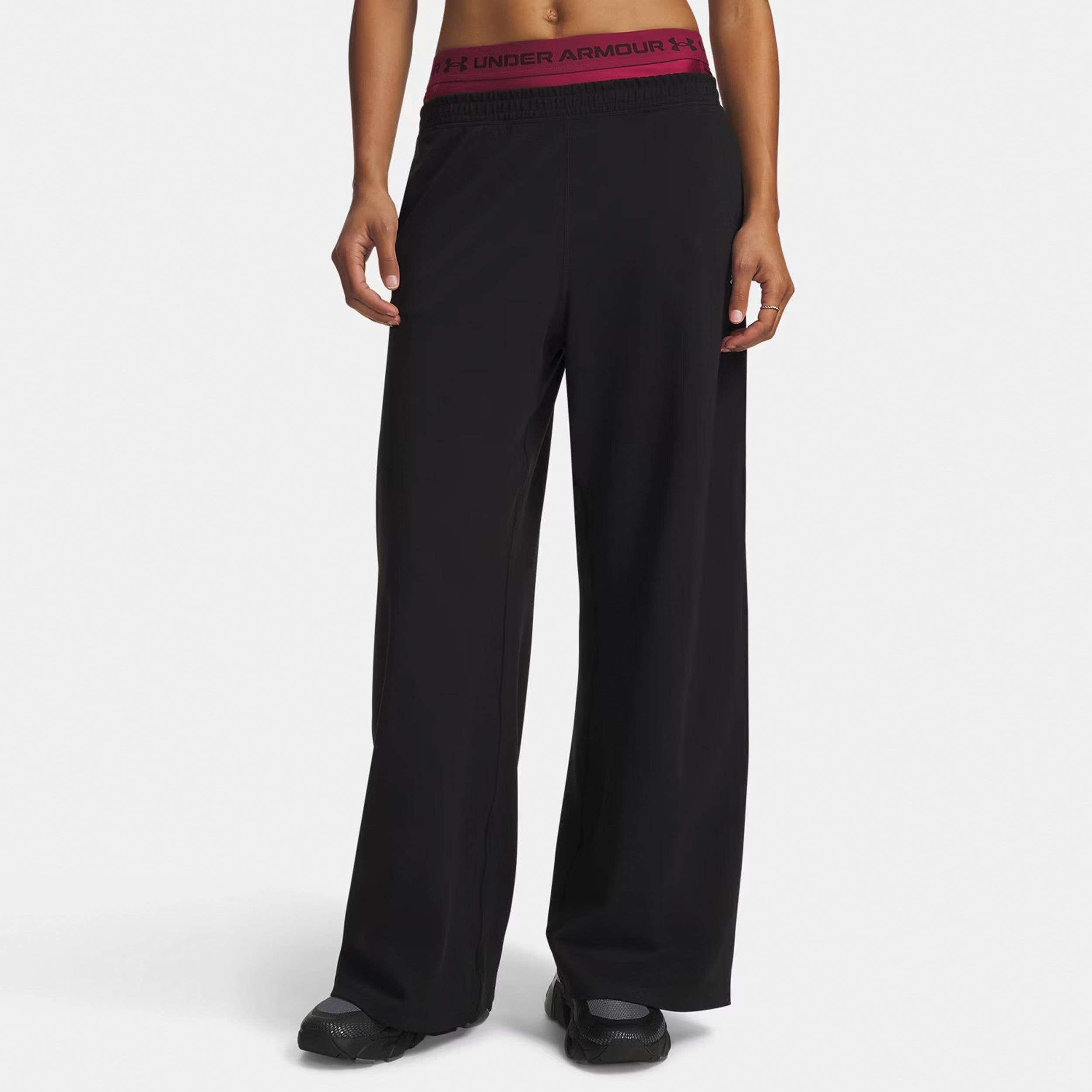 Under Armour Motion Wide Trainingsbroek Dames - zwart, wit
