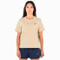 Graphic T-shirt Dames - beige