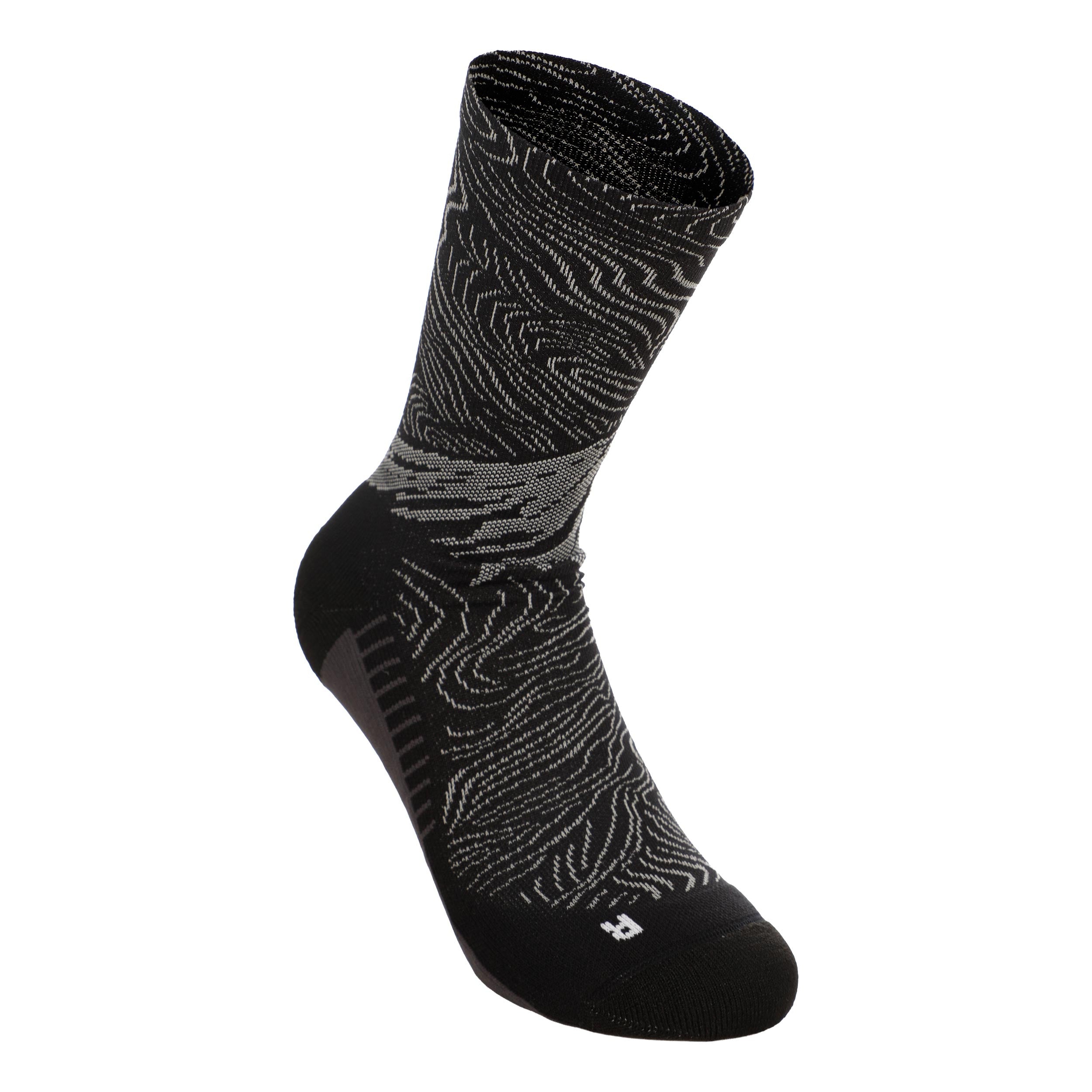 ASICS Fujitrail Graphic Crew  Hardloopsokken - zwart, grijs