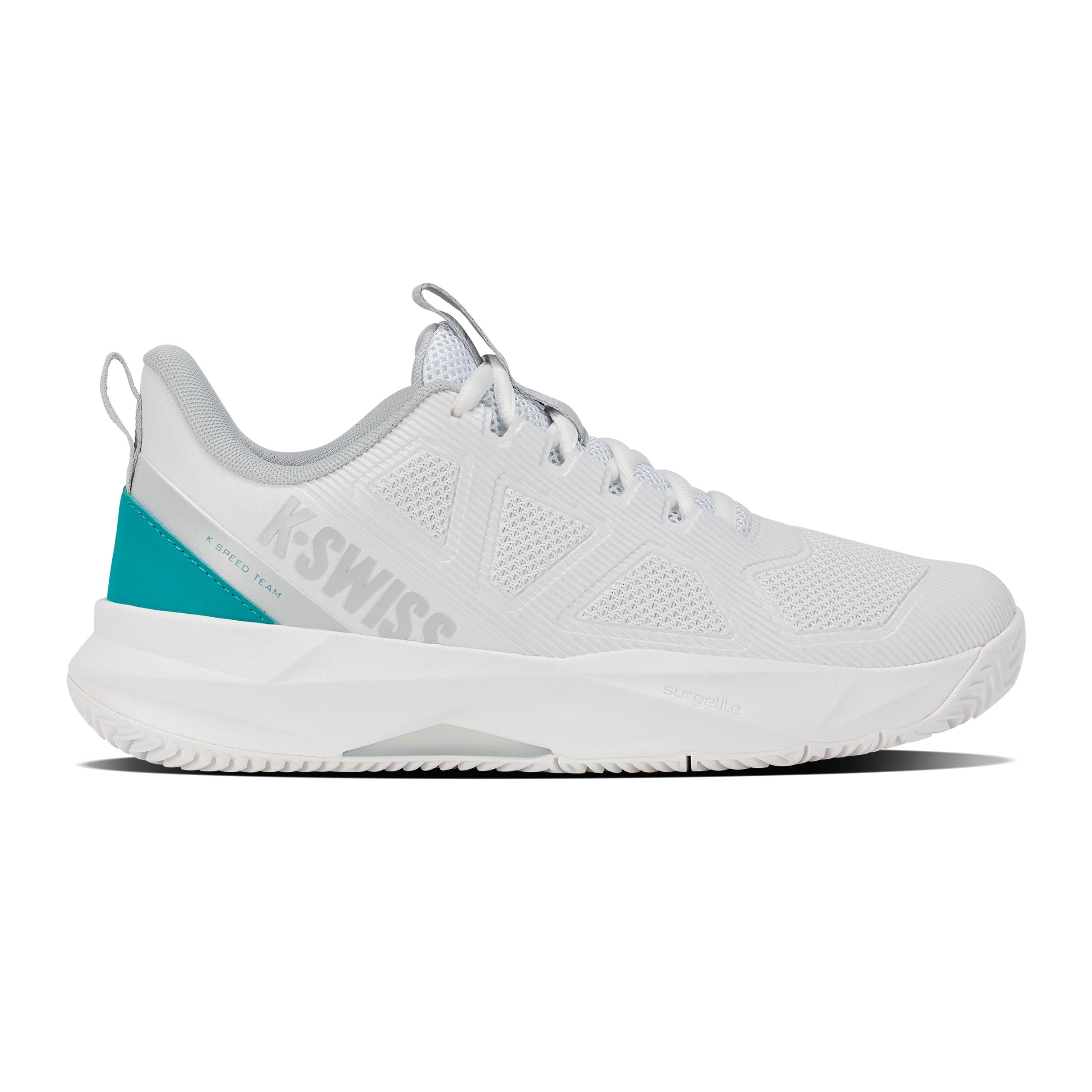 K-Swiss K-Speed Team Chaussure terre battue Femmes - blanc, turquoise