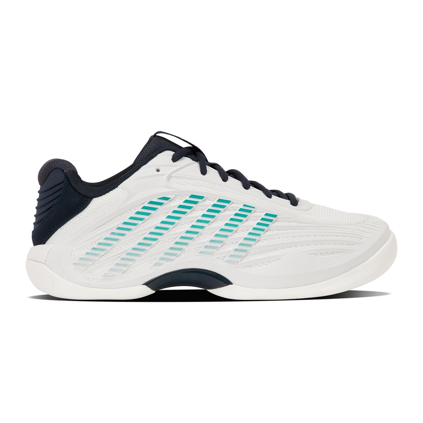 K-Swiss Hypercourt Express 3 Tennisschoen tapijt Heren - wit, turkoois