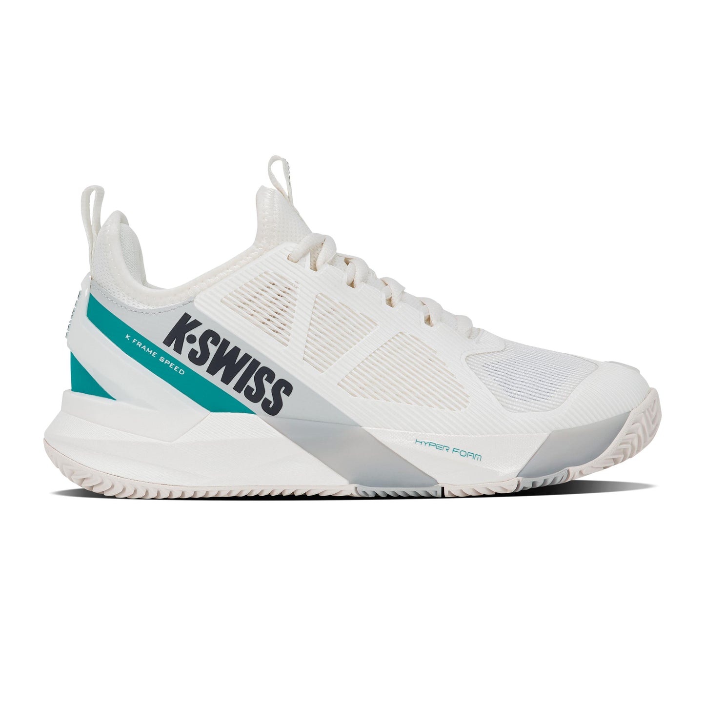 K-Swiss K-Frame Speed Gravelschoen Dames - wit, turkoois