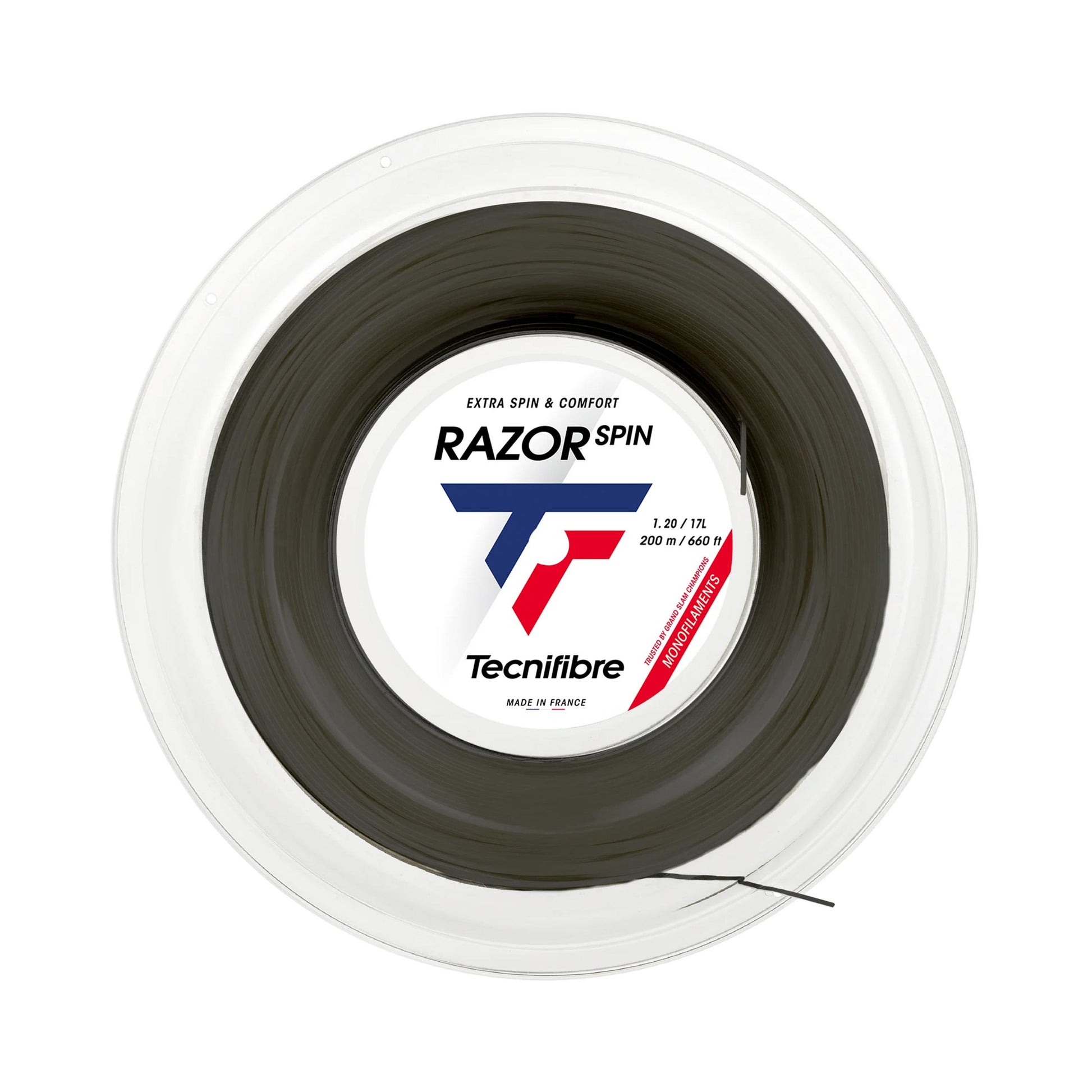 Tecnifibre Razor Spin Bobine cordage 200m - noir