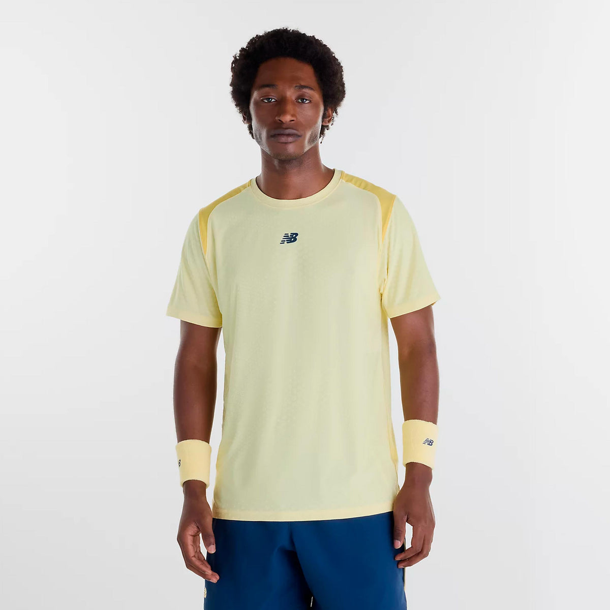 New Balance Tournament T-shirt Heren - geel