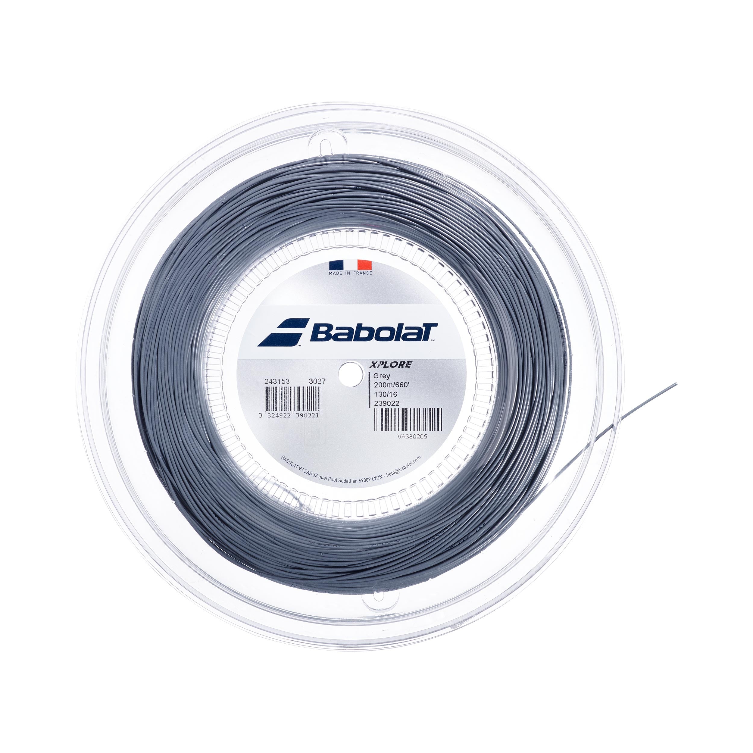 Babolat Xplore Rol snaren 200m - grijs