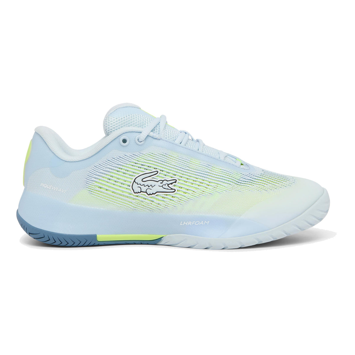 Lacoste AG-LT EVO Allcourt schoen Dames - lichtblauw, geel