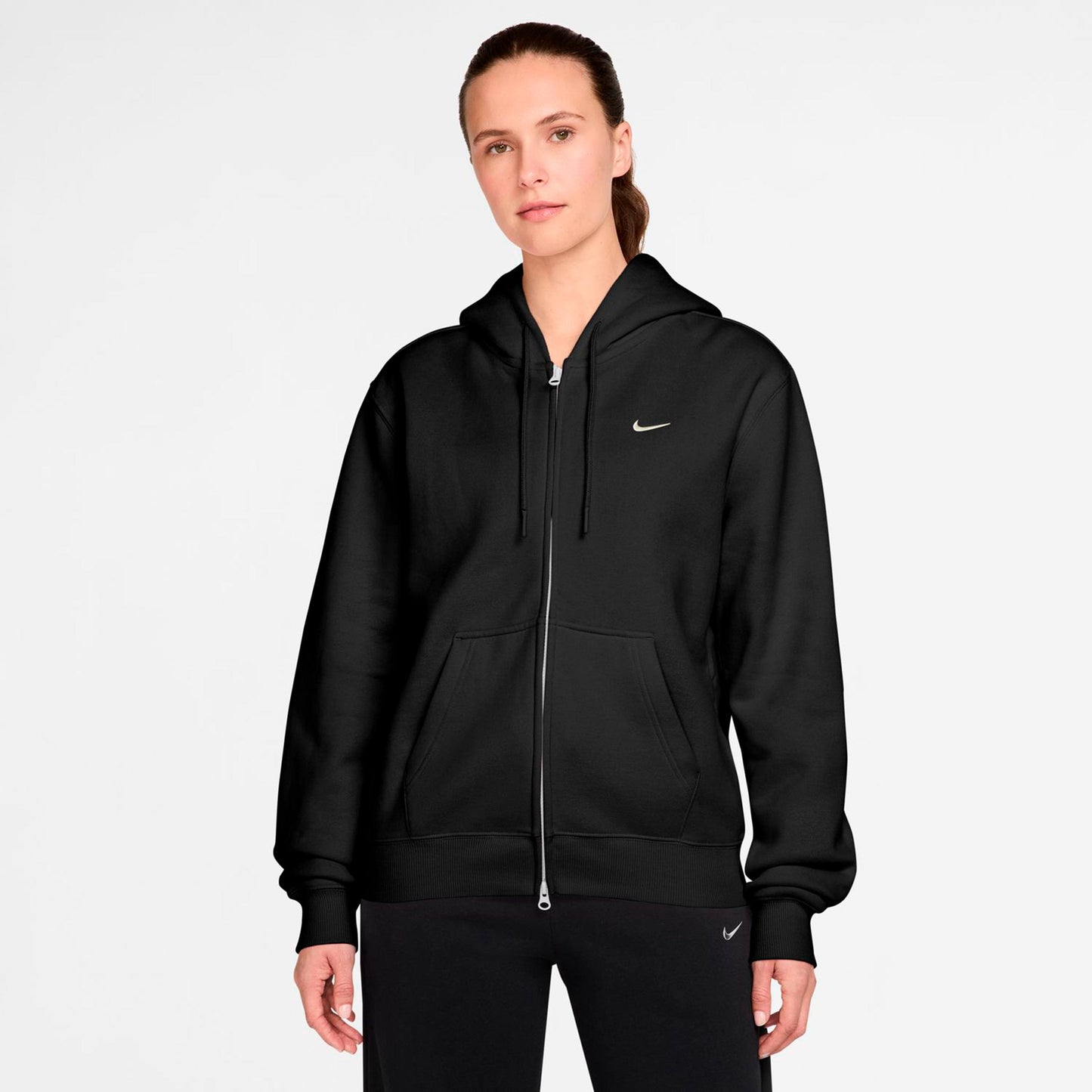 Nike Studio Fleece Sportjas Dames - zwart
