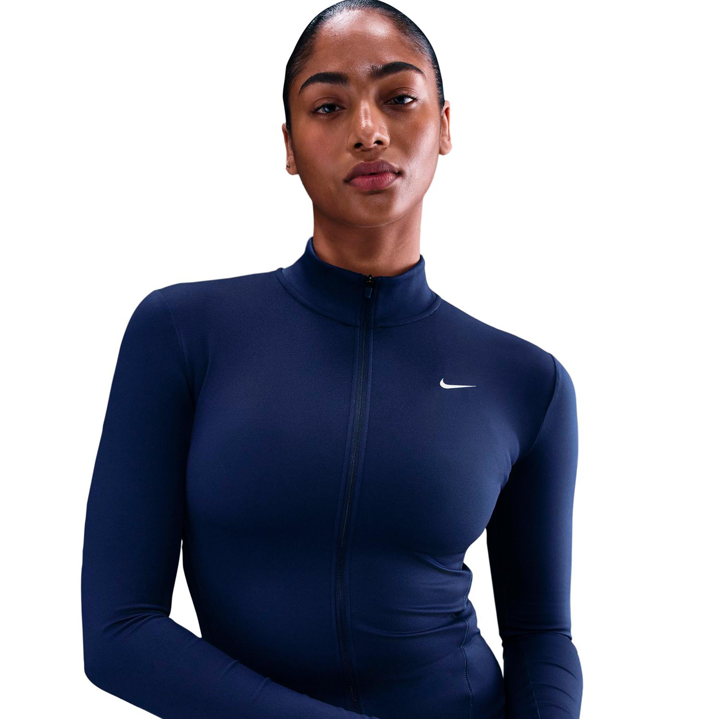 Nike One Fitted Veste de survêtement Femmes - bleu foncé