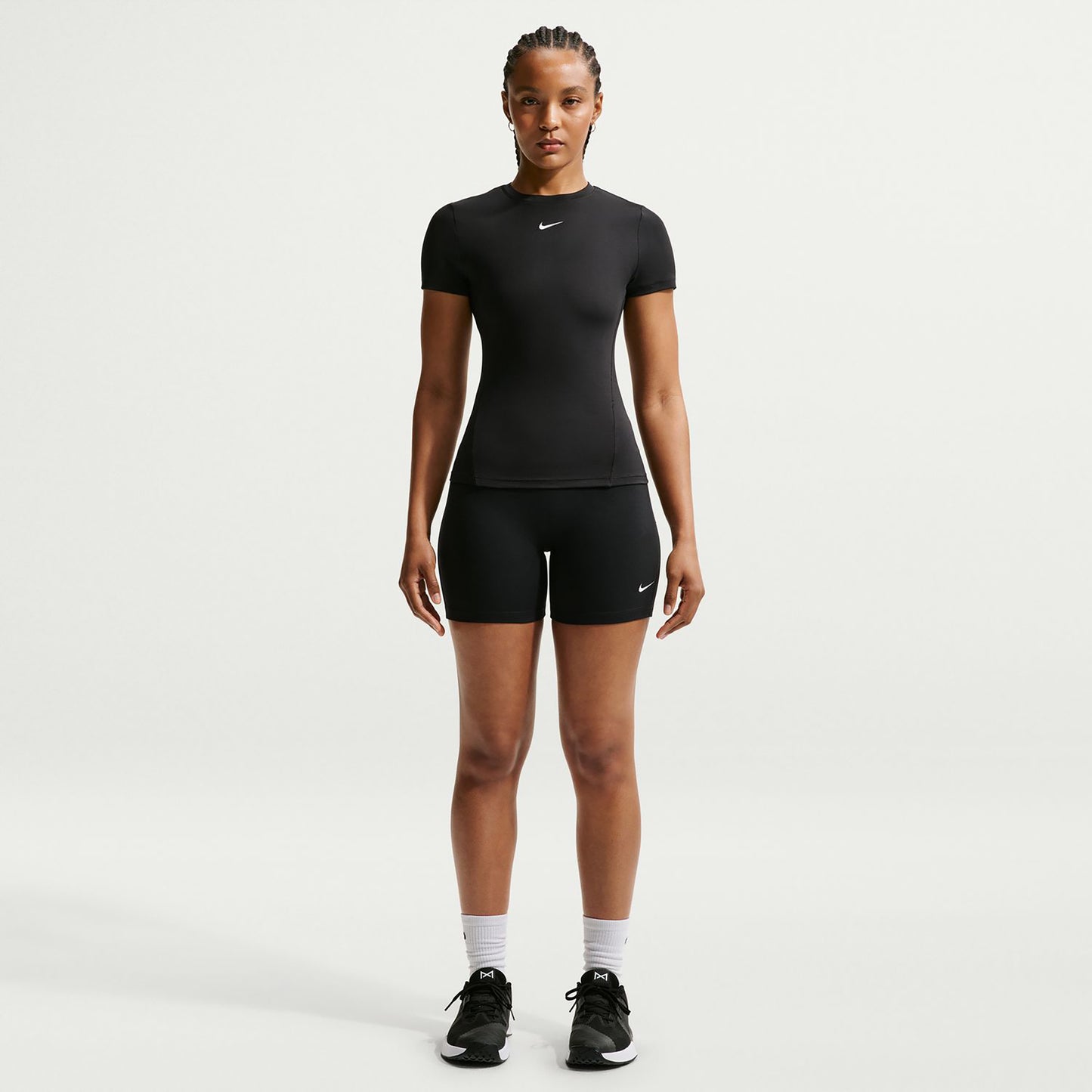 Nike One Fitted T-shirt Femmes - noir