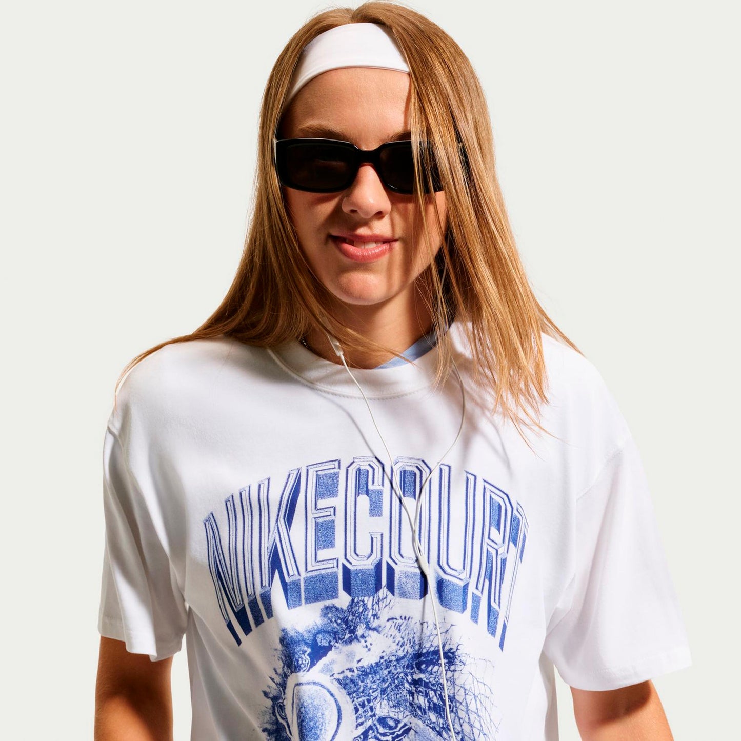 Nike Court Slam T-shirt Femmes - blanc