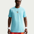 Court T-shirt Heren - turkoois