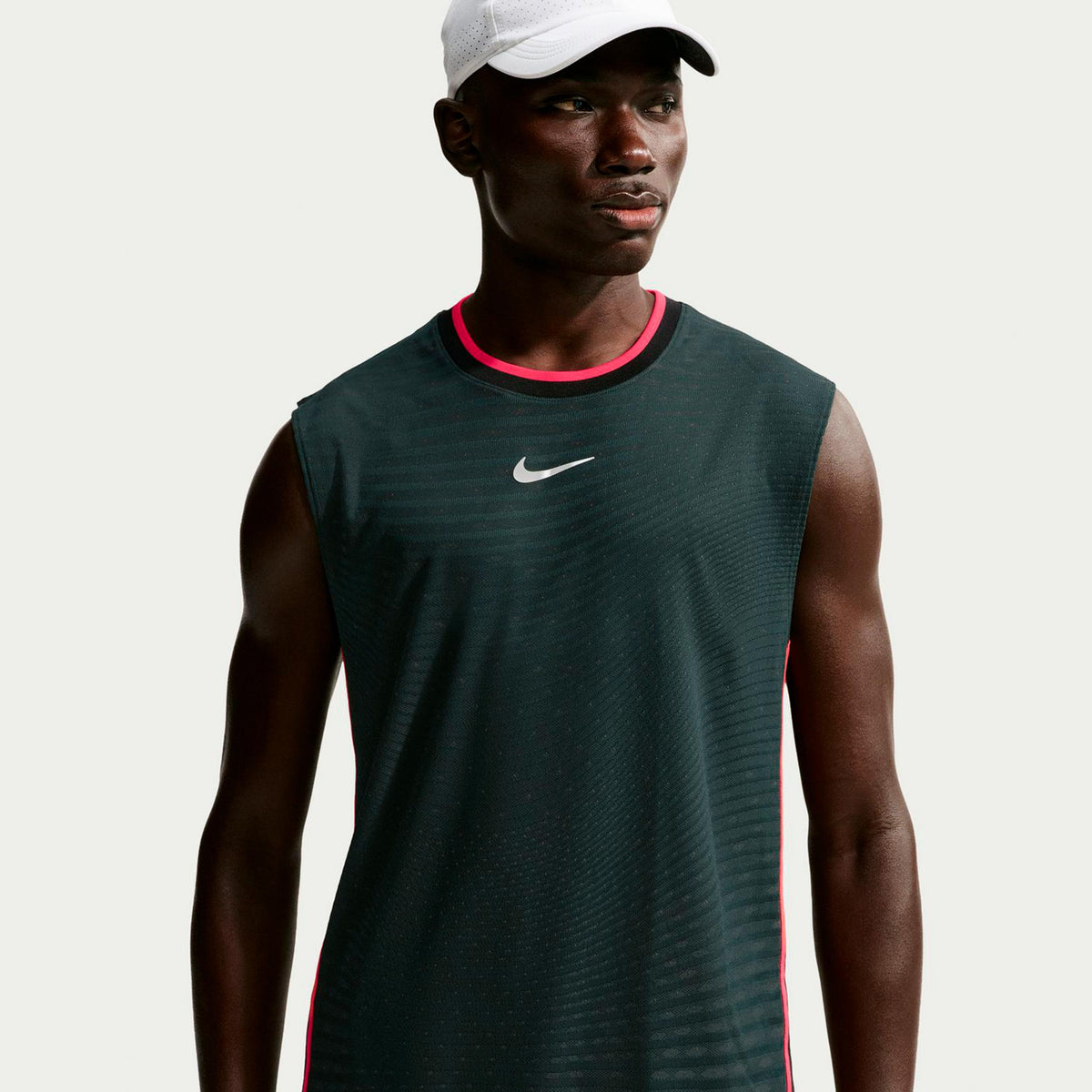 Nike Court Slam Tanktop Heren - donkergrijs