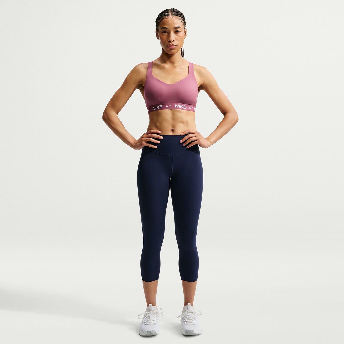 Nike Indy High Support Sport-bh Dames - mauve