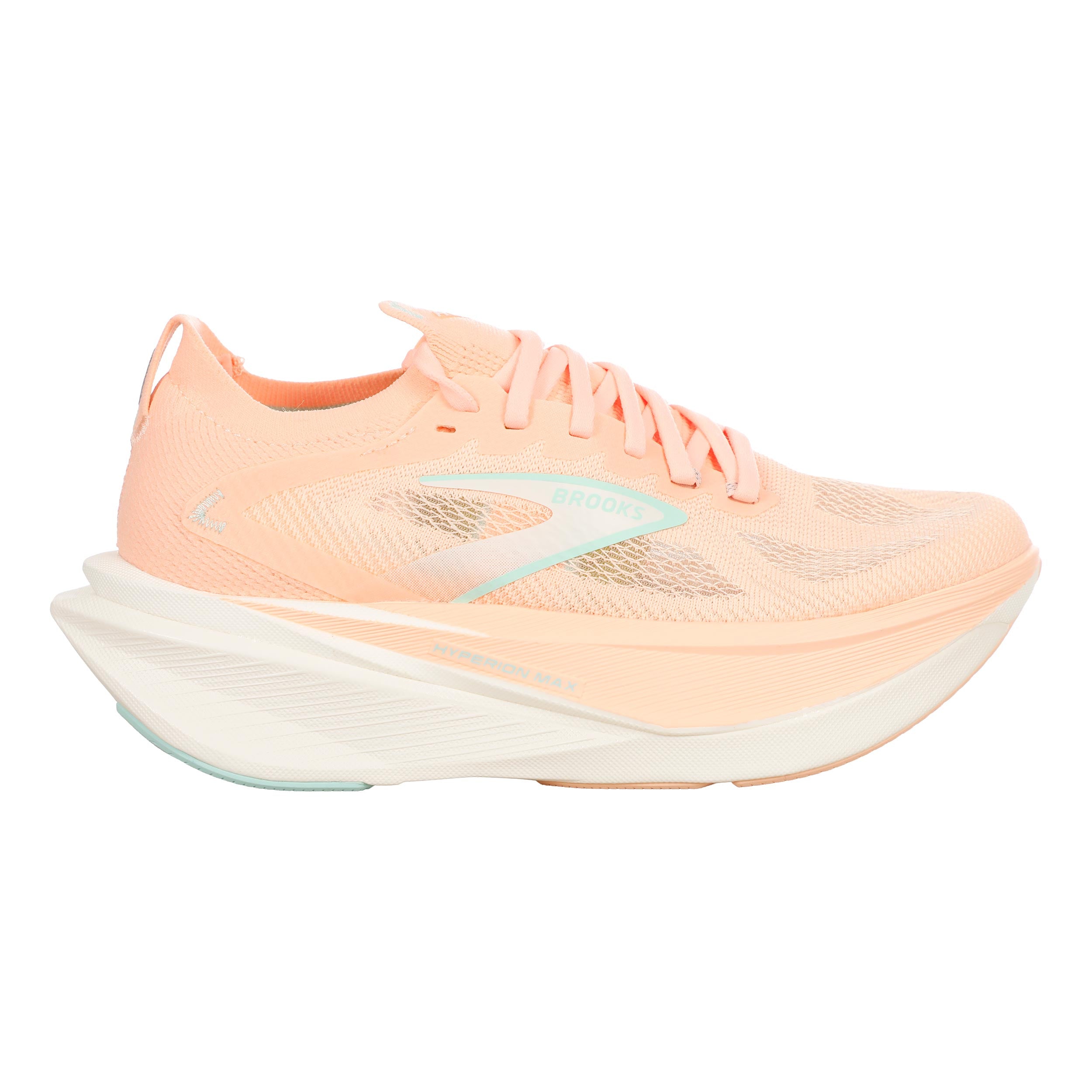 Brooks Hyperion Max 3 Neutrale schoen Dames - koraal, crème