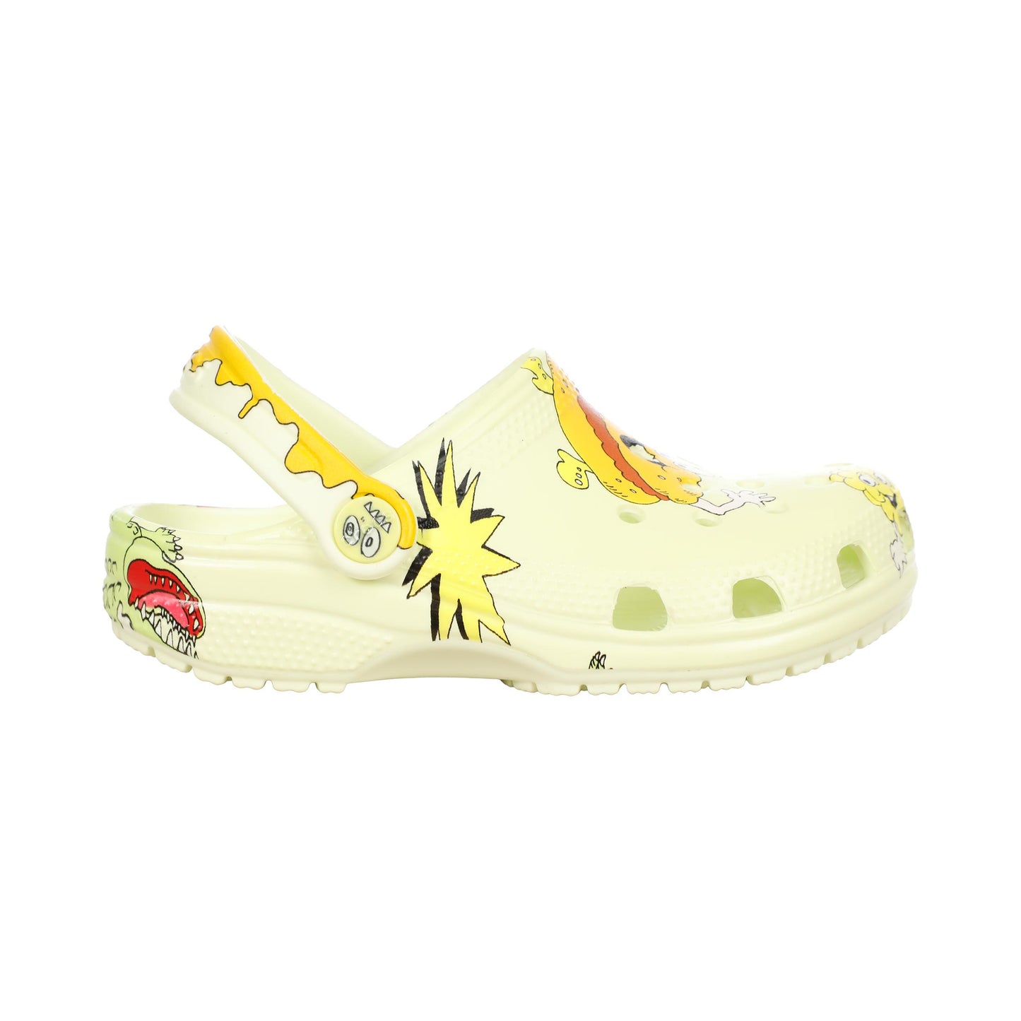 Crocs Classic Glow Tongs Enfants - vert, multicouleur