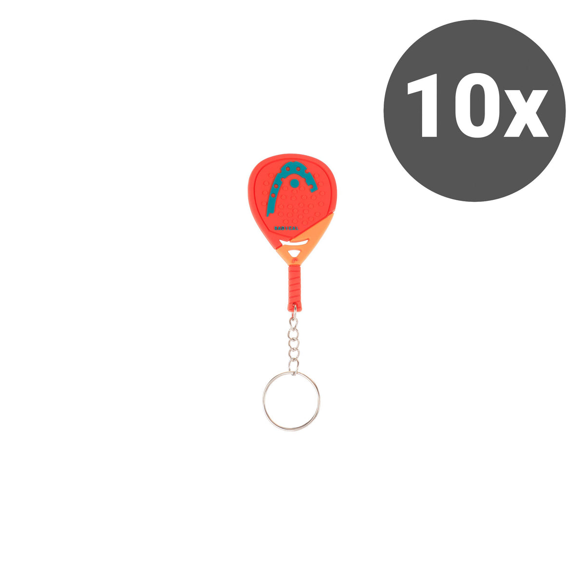 HEAD Radical Porte-clés Pack de 10 - orange