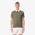 Polo Hommes - kaki, blanc