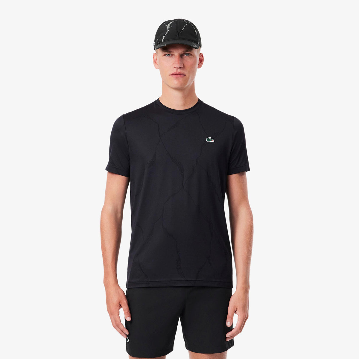 Lacoste T-shirt Heren - zwart