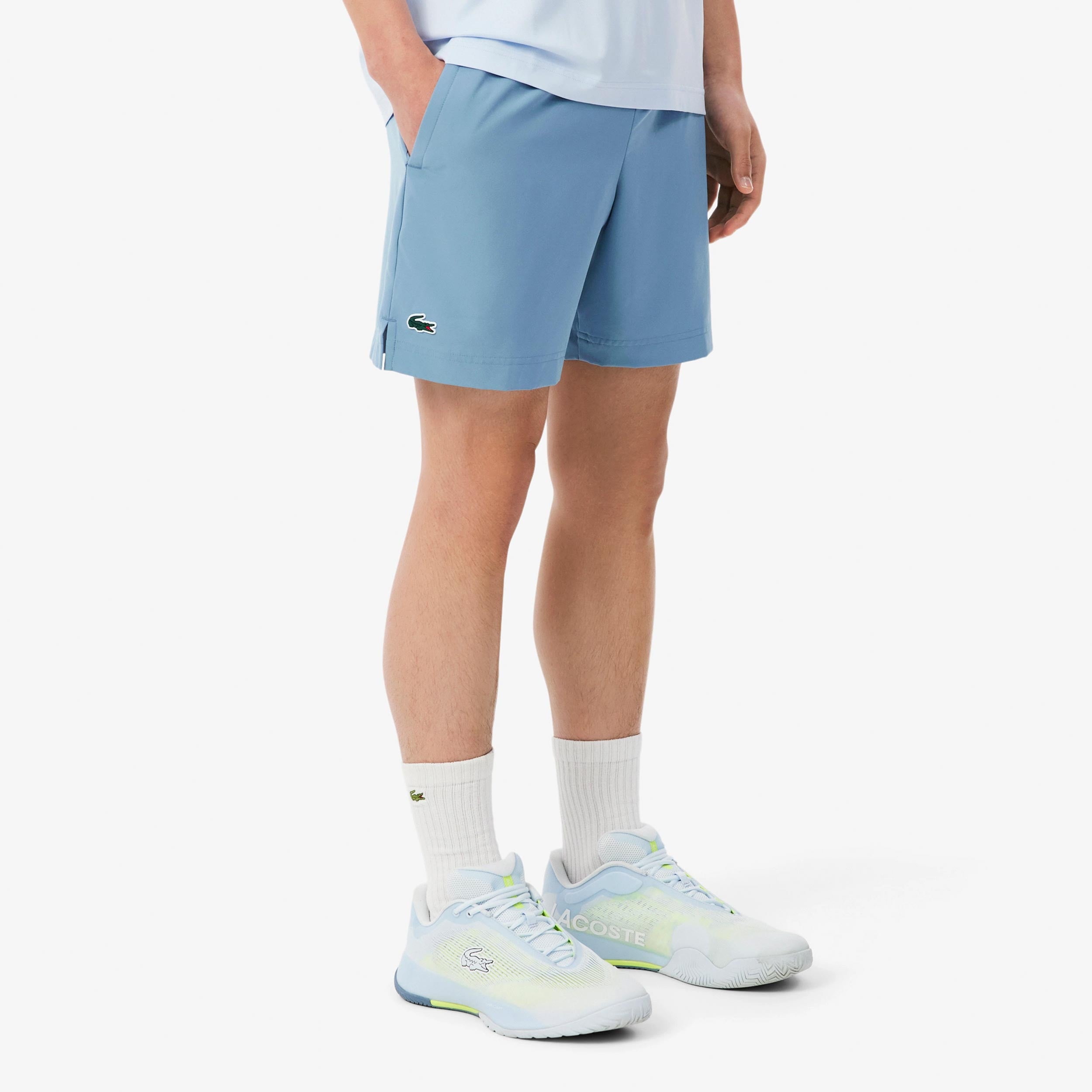 Lacoste Shorts Heren - blauwgrijs