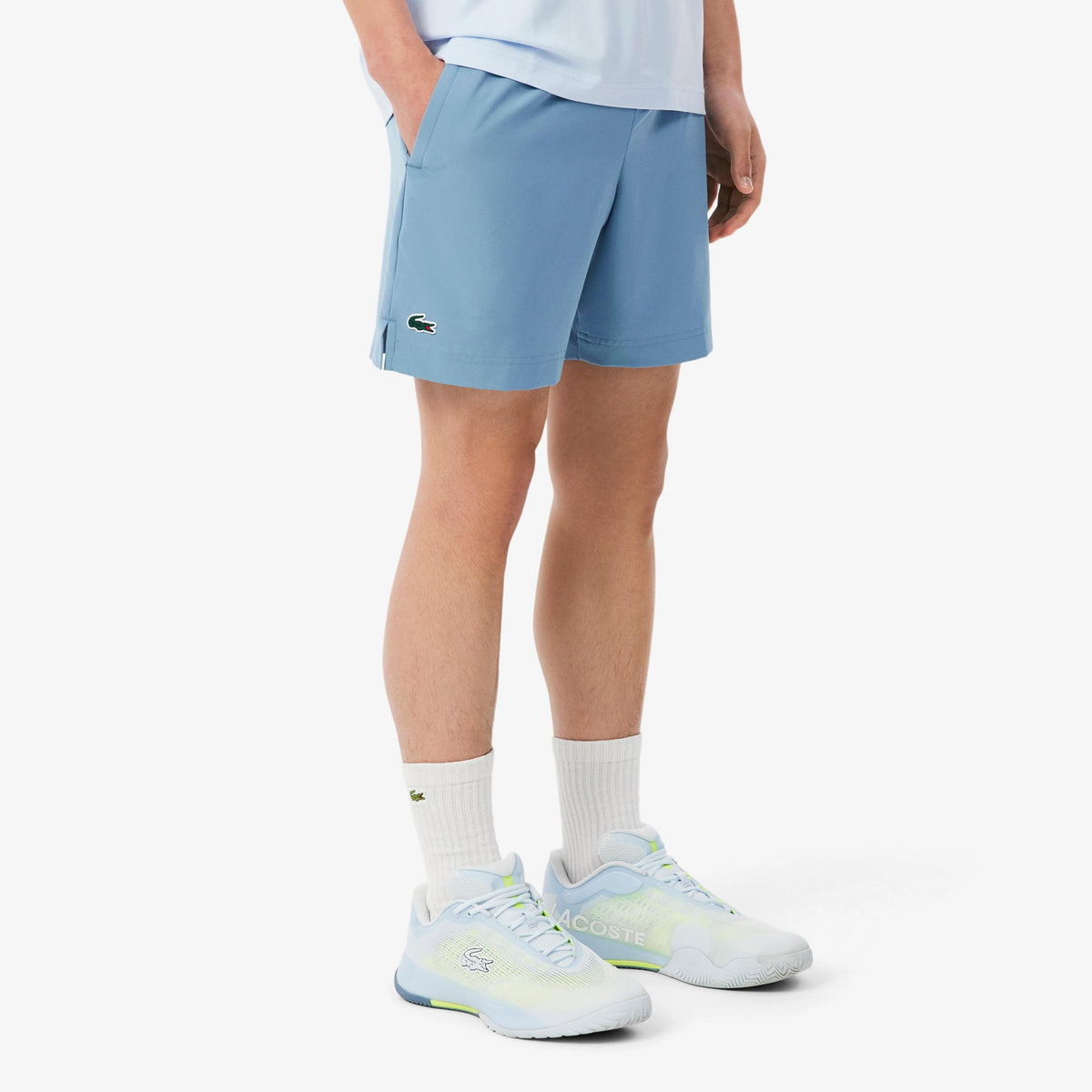 Lacoste Shorts Hommes - bleu gris