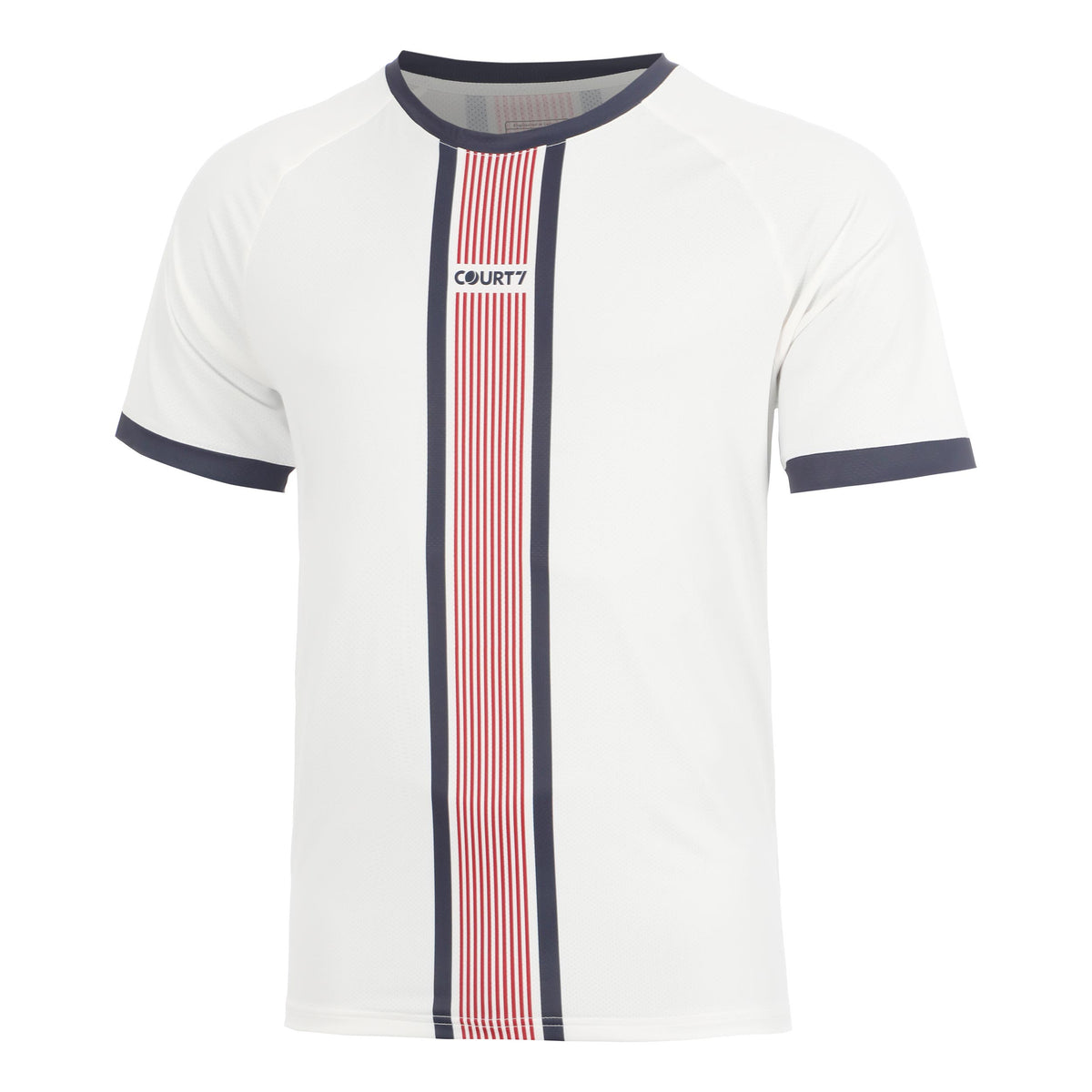 COURT7 Performance T-shirt Heren - gebroken wit