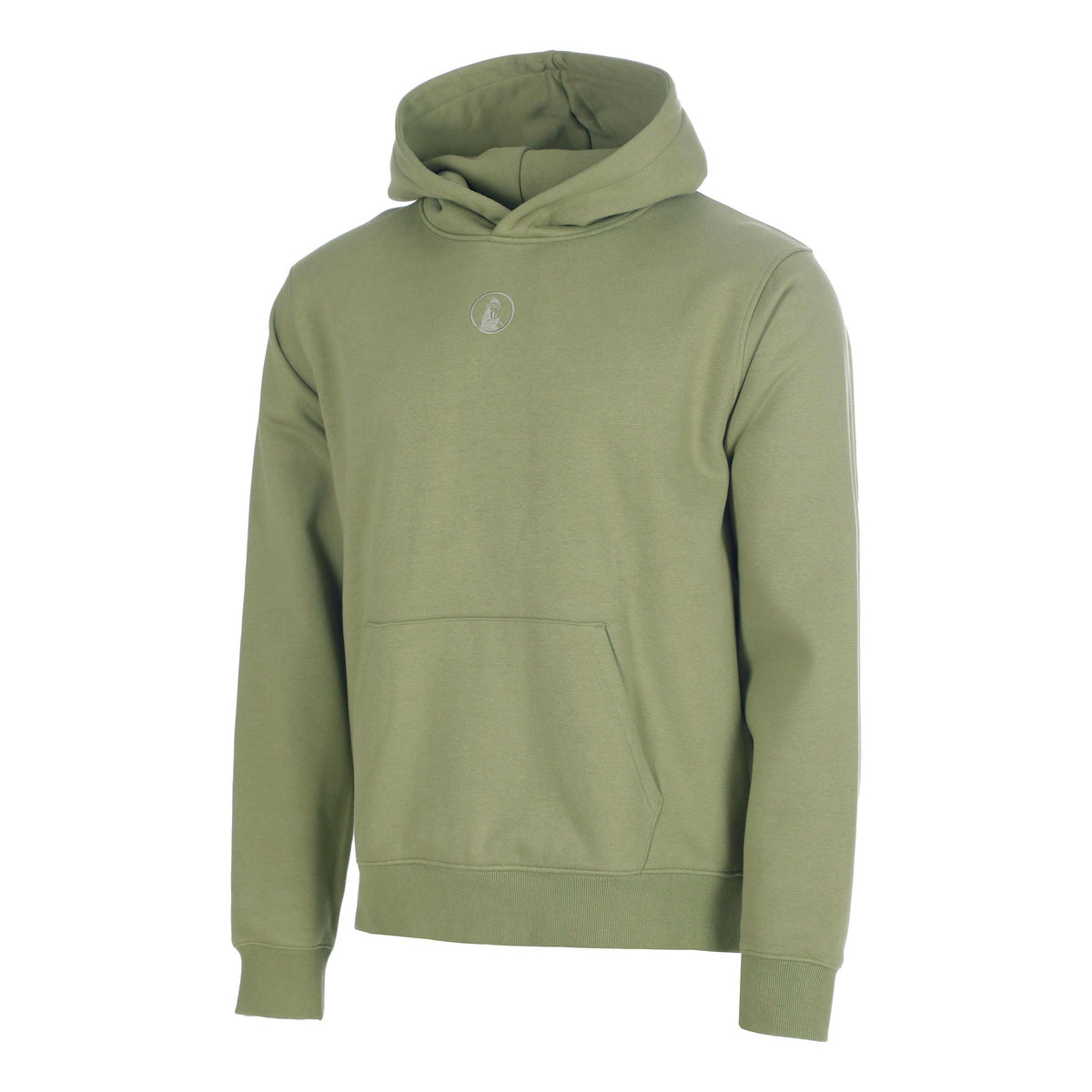 Quiet Please Club House Loose Fit Sweater met capuchon Heren - kaki